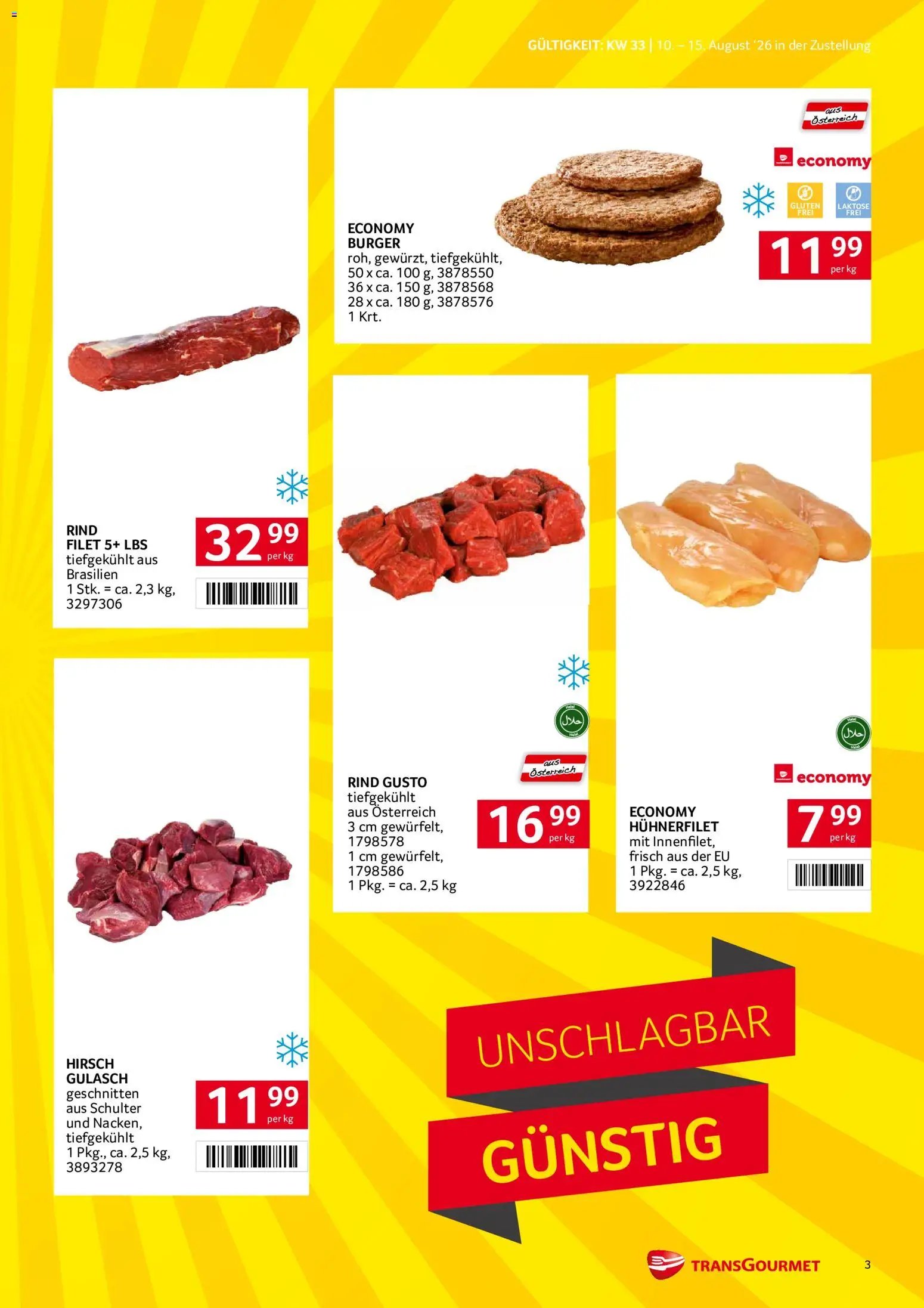 Transgourmet Zustellaktion