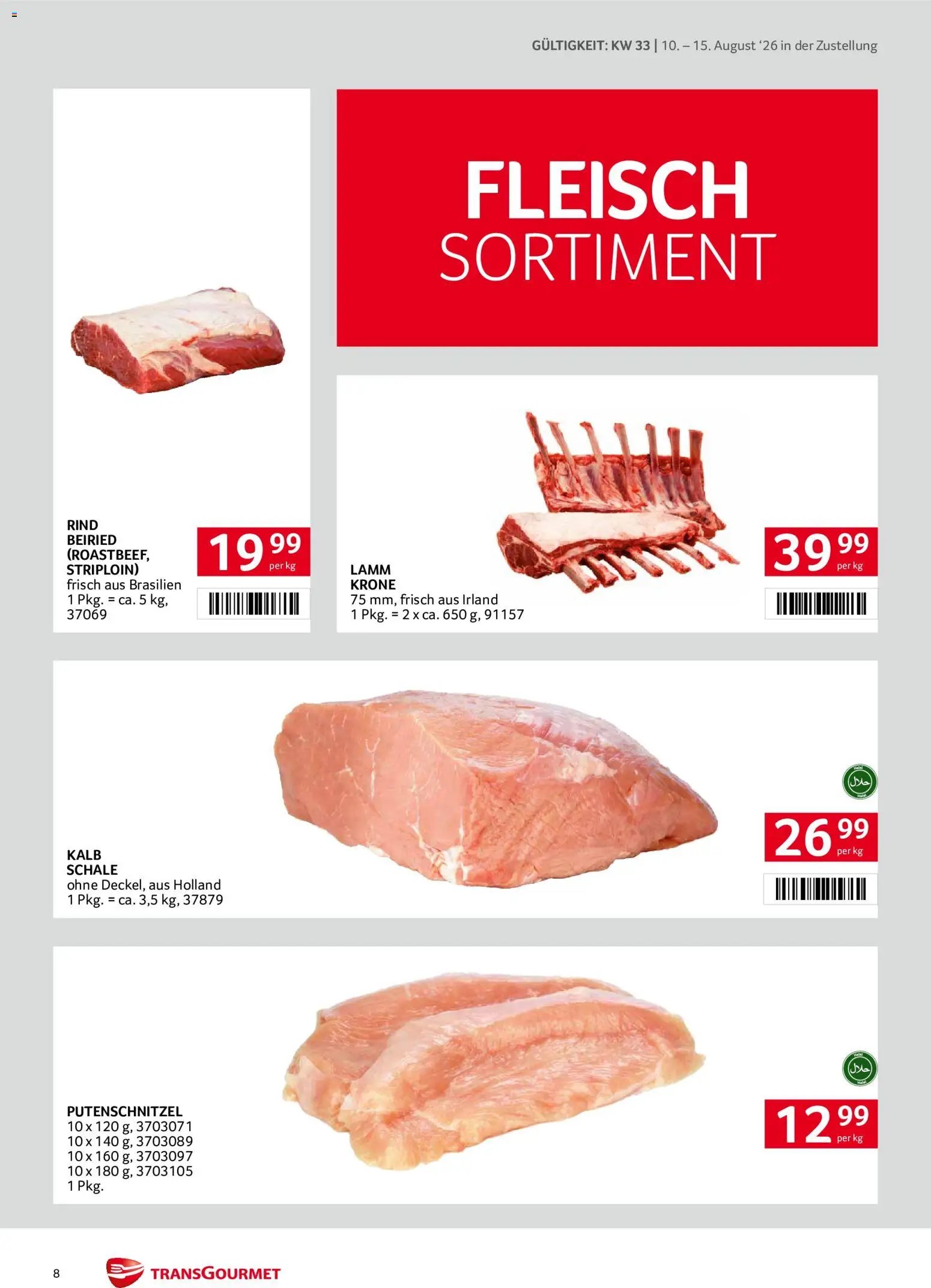 Transgourmet Zustellaktion