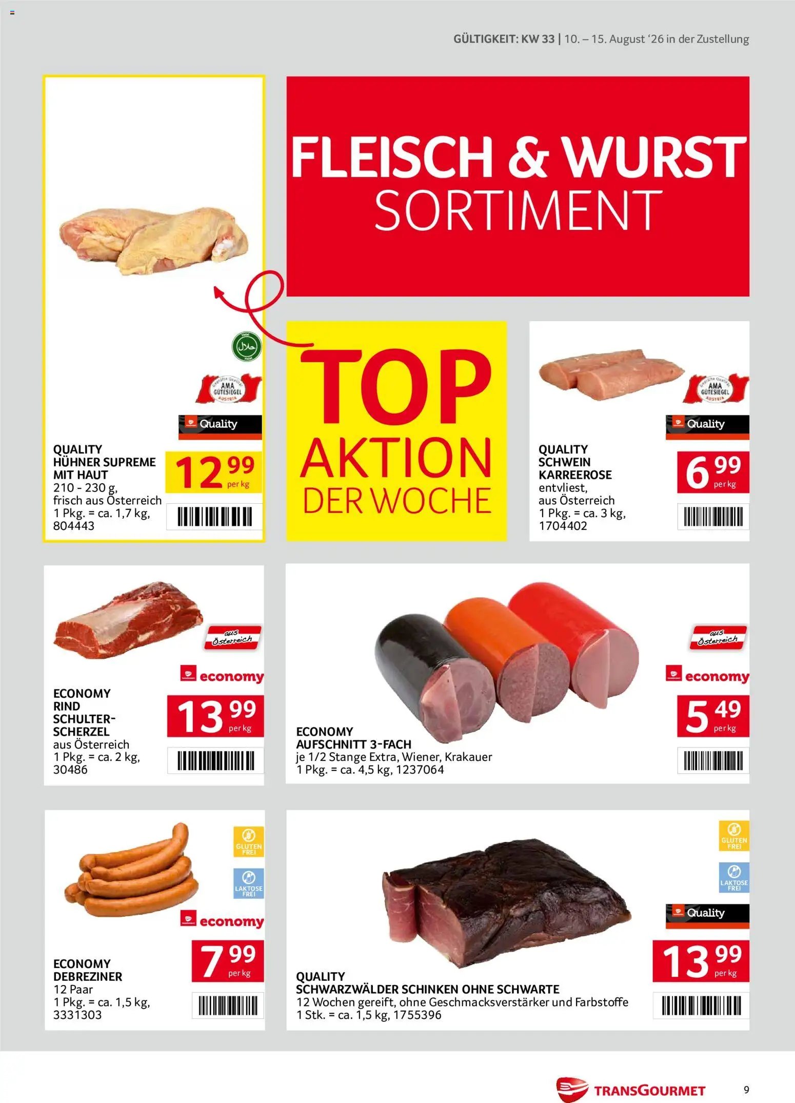 Transgourmet Zustellaktion