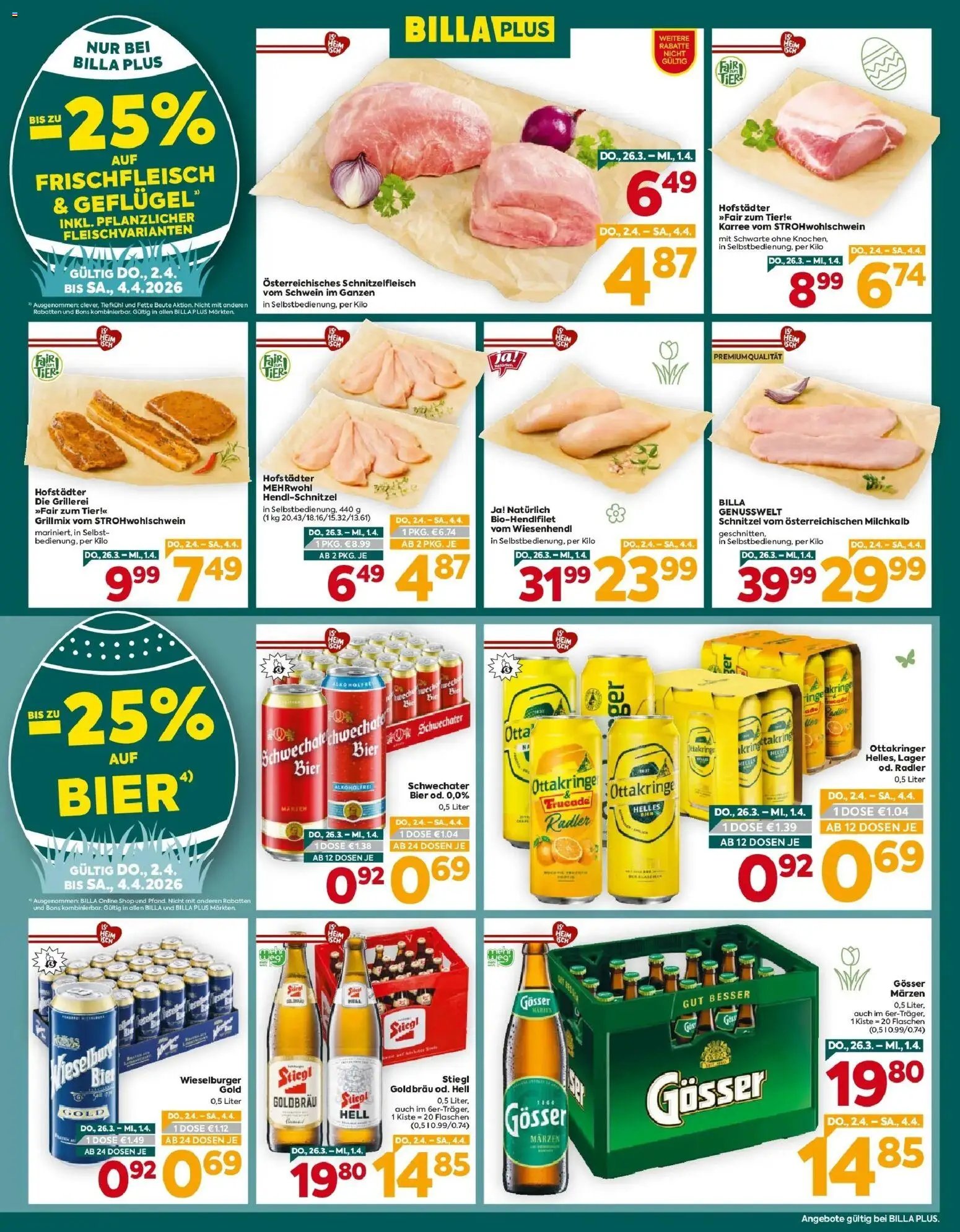 Billa Plus Flugblatt - Wien