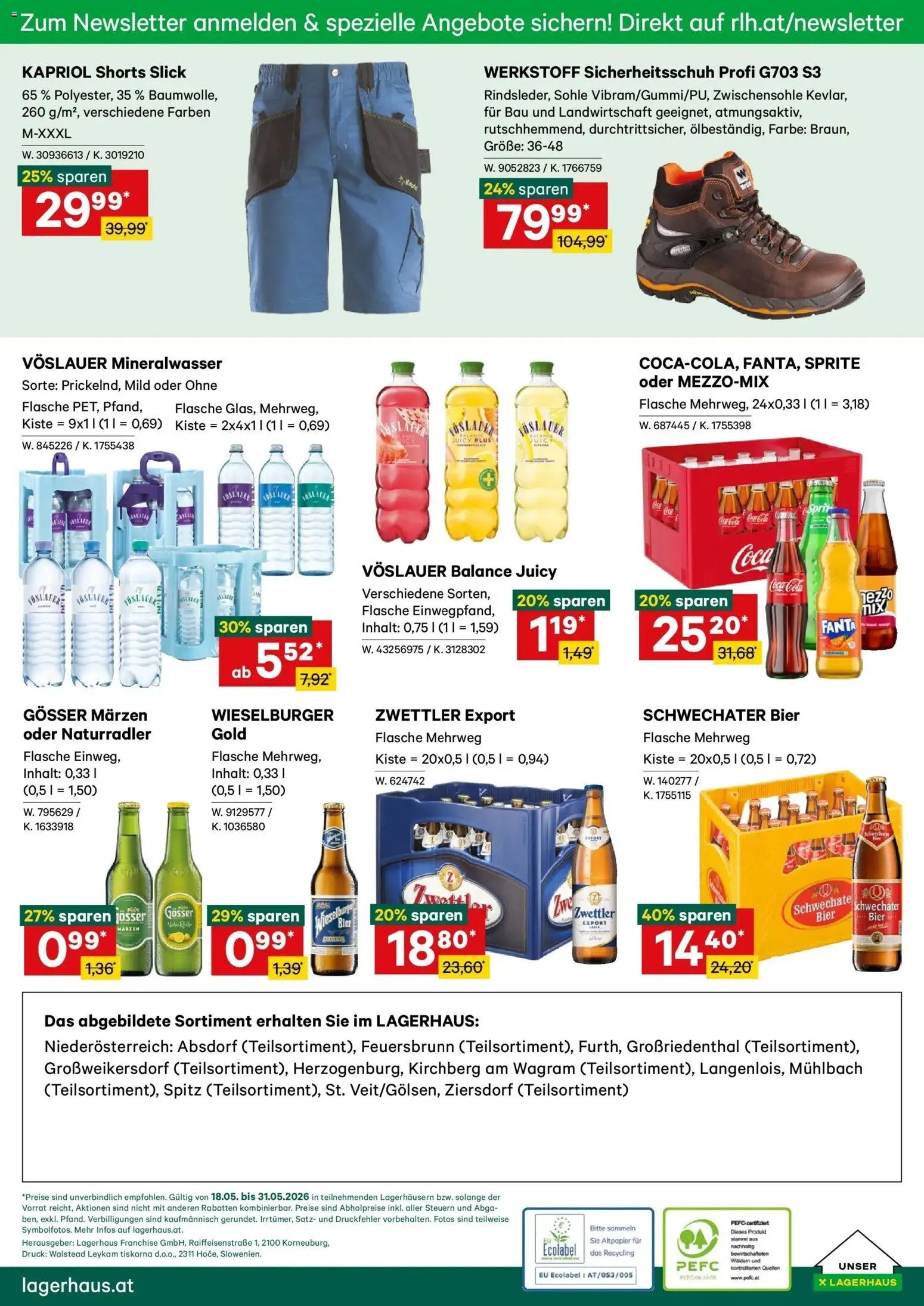 Lagerhaus Wochen Angebote