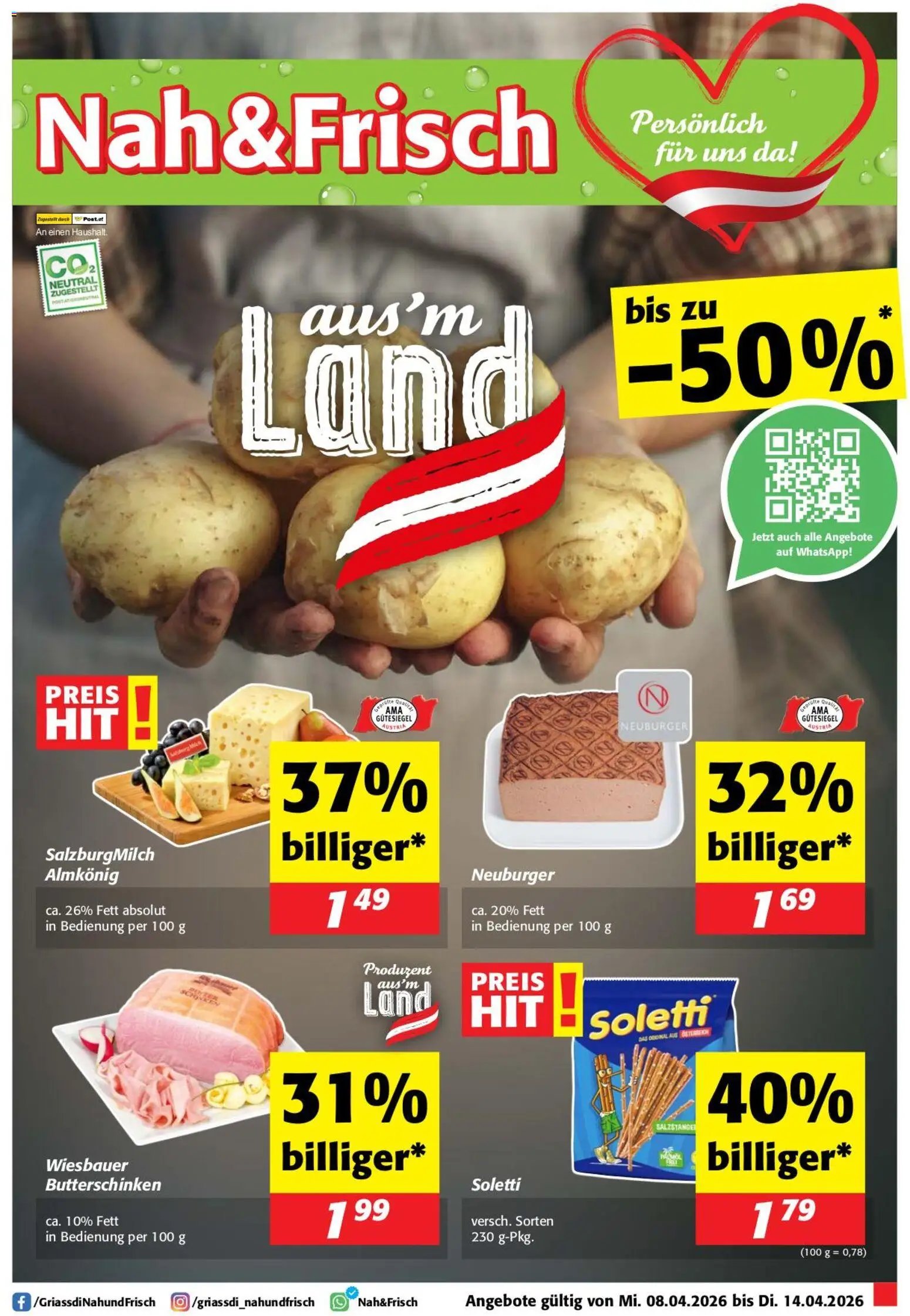 Nah und Frisch Flugblatt