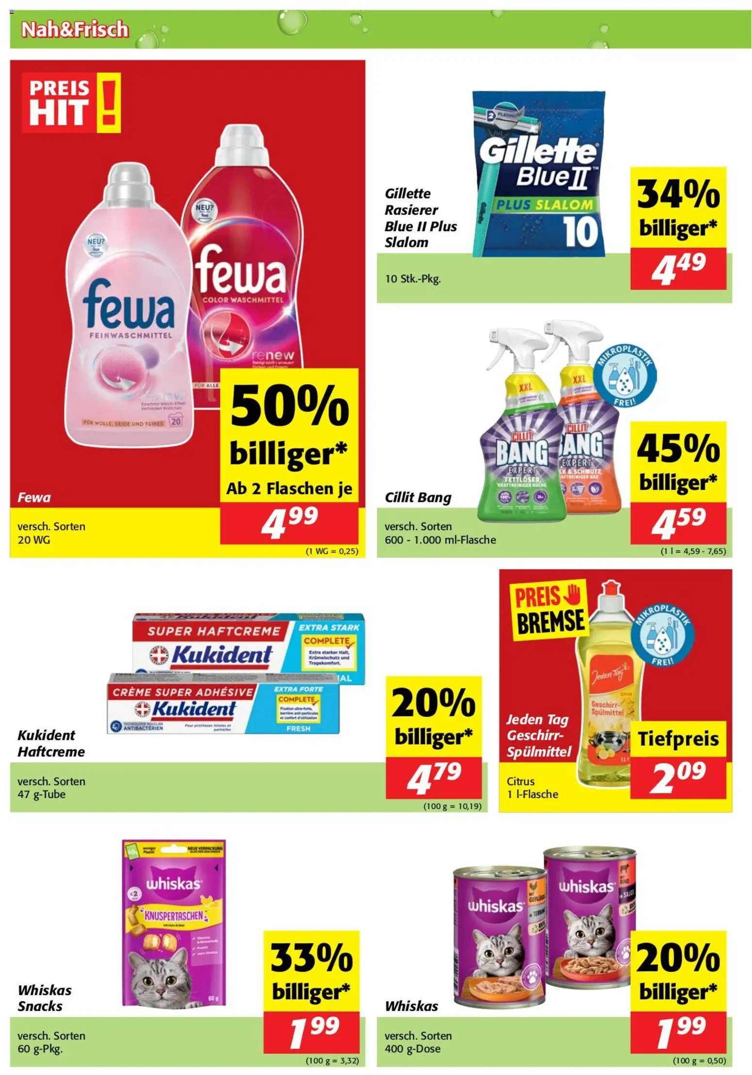 Nah und Frisch Flugblatt