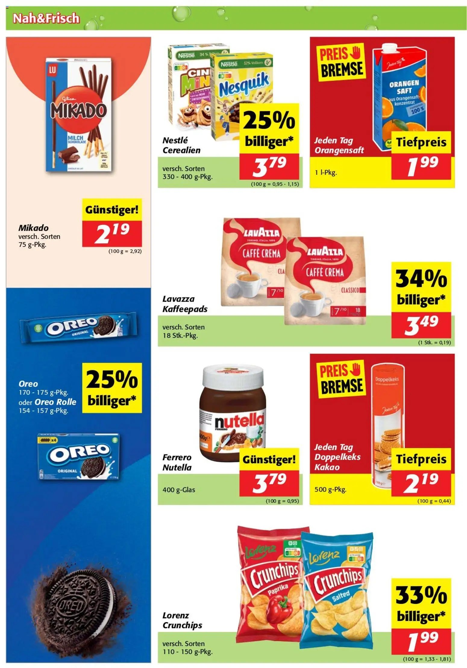 Nah und Frisch Flugblatt