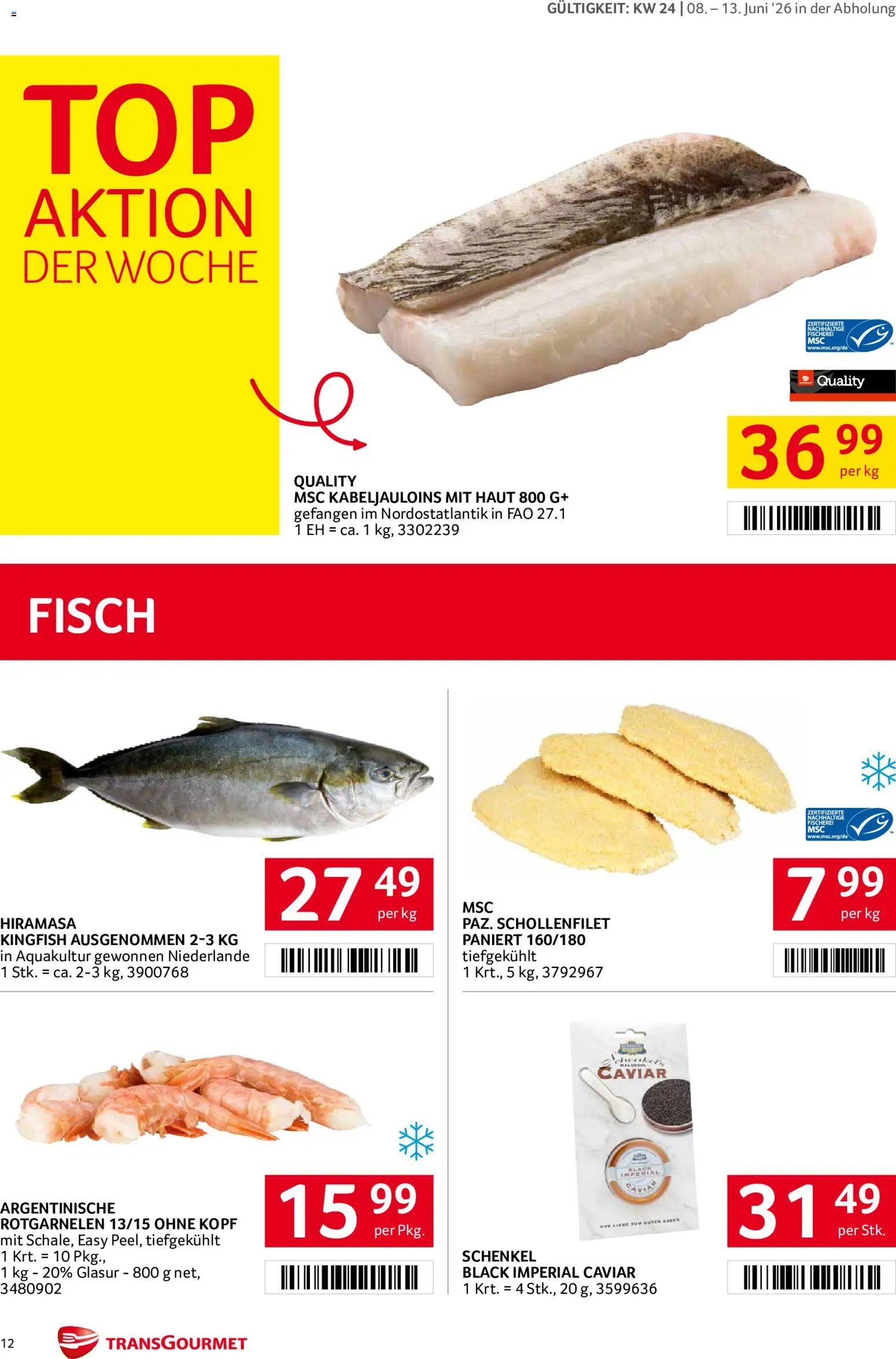 Transgourmet Flugblatt