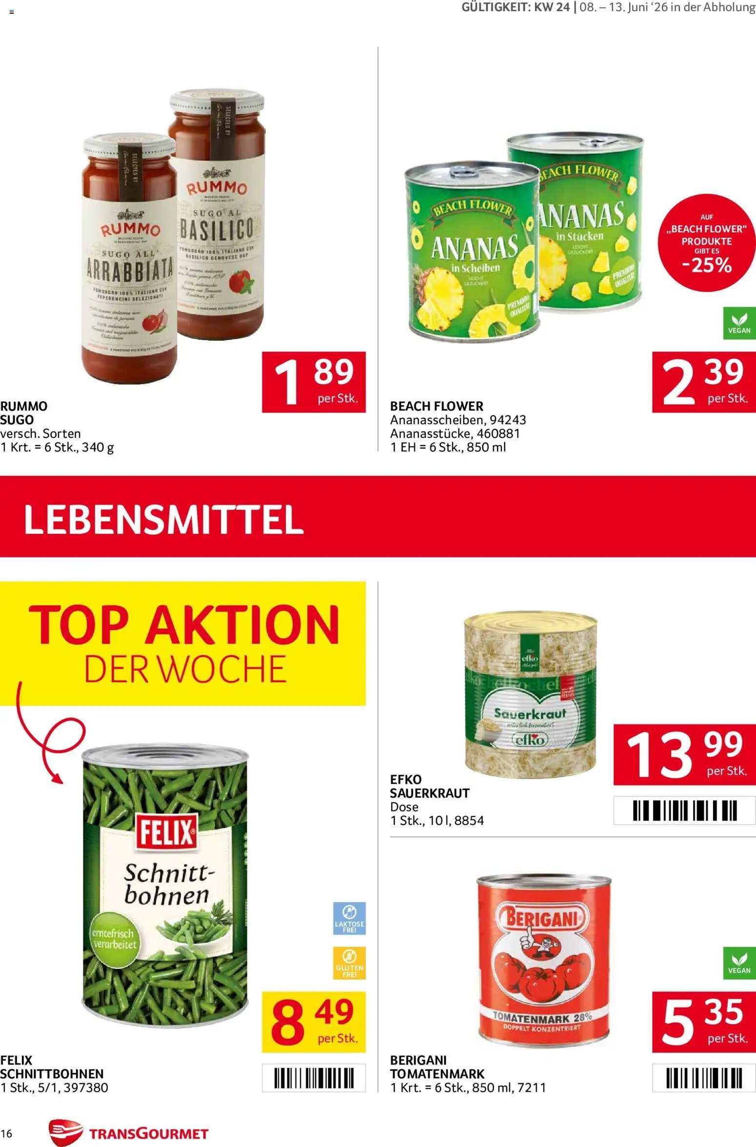 Transgourmet Flugblatt
