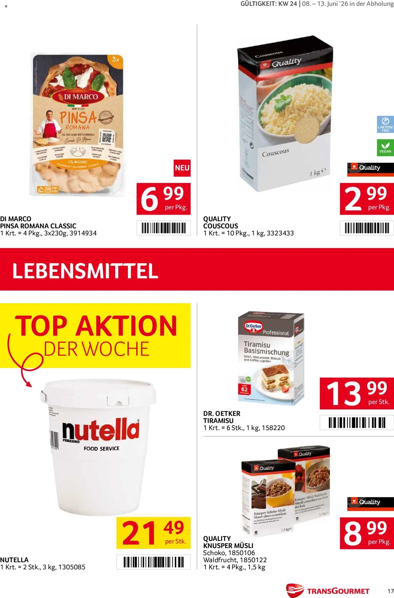 Transgourmet Flugblatt