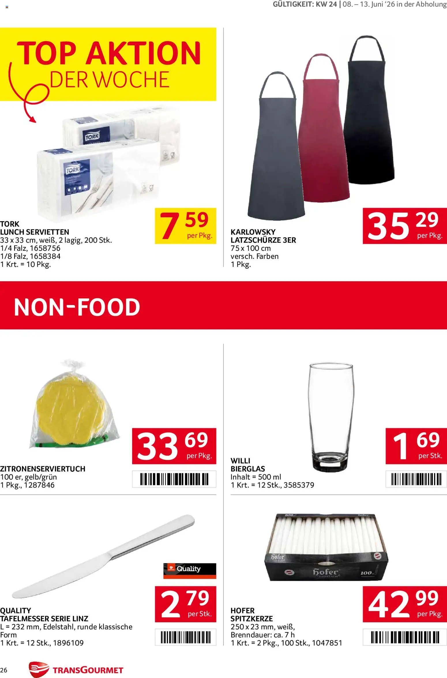 Transgourmet Flugblatt