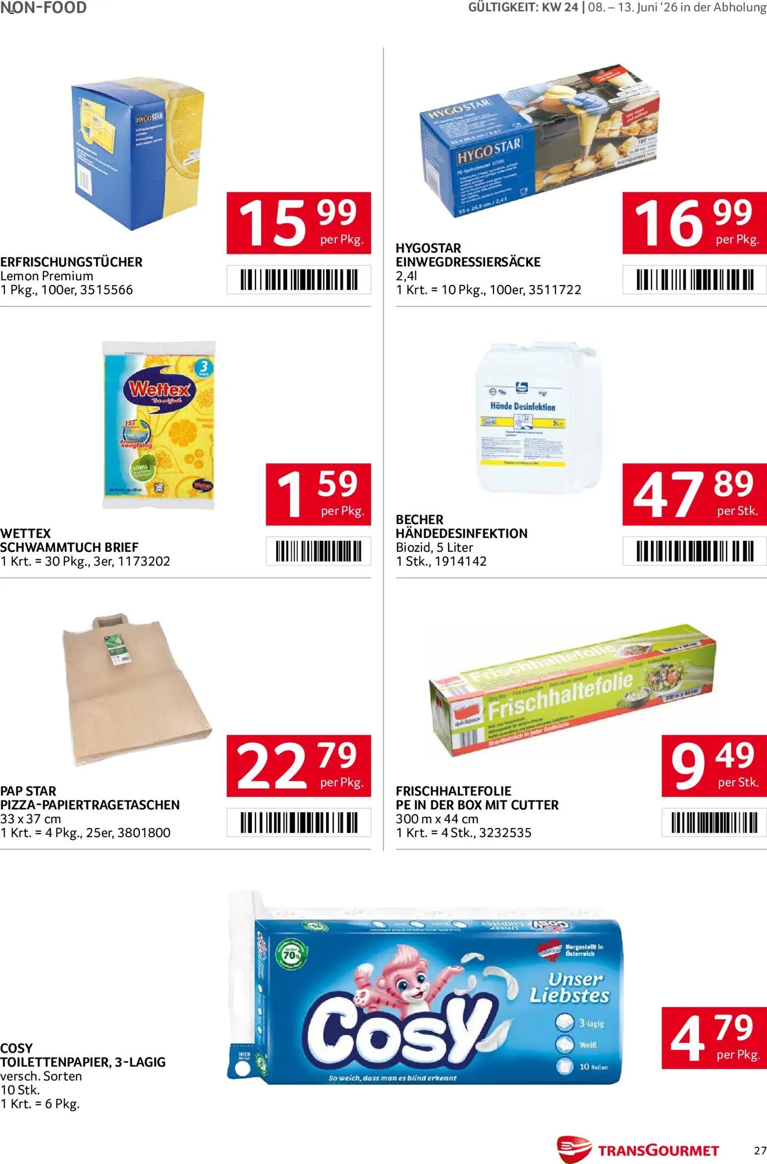 Transgourmet Flugblatt