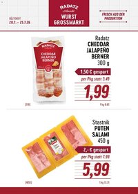 Radatz Salami und Berner