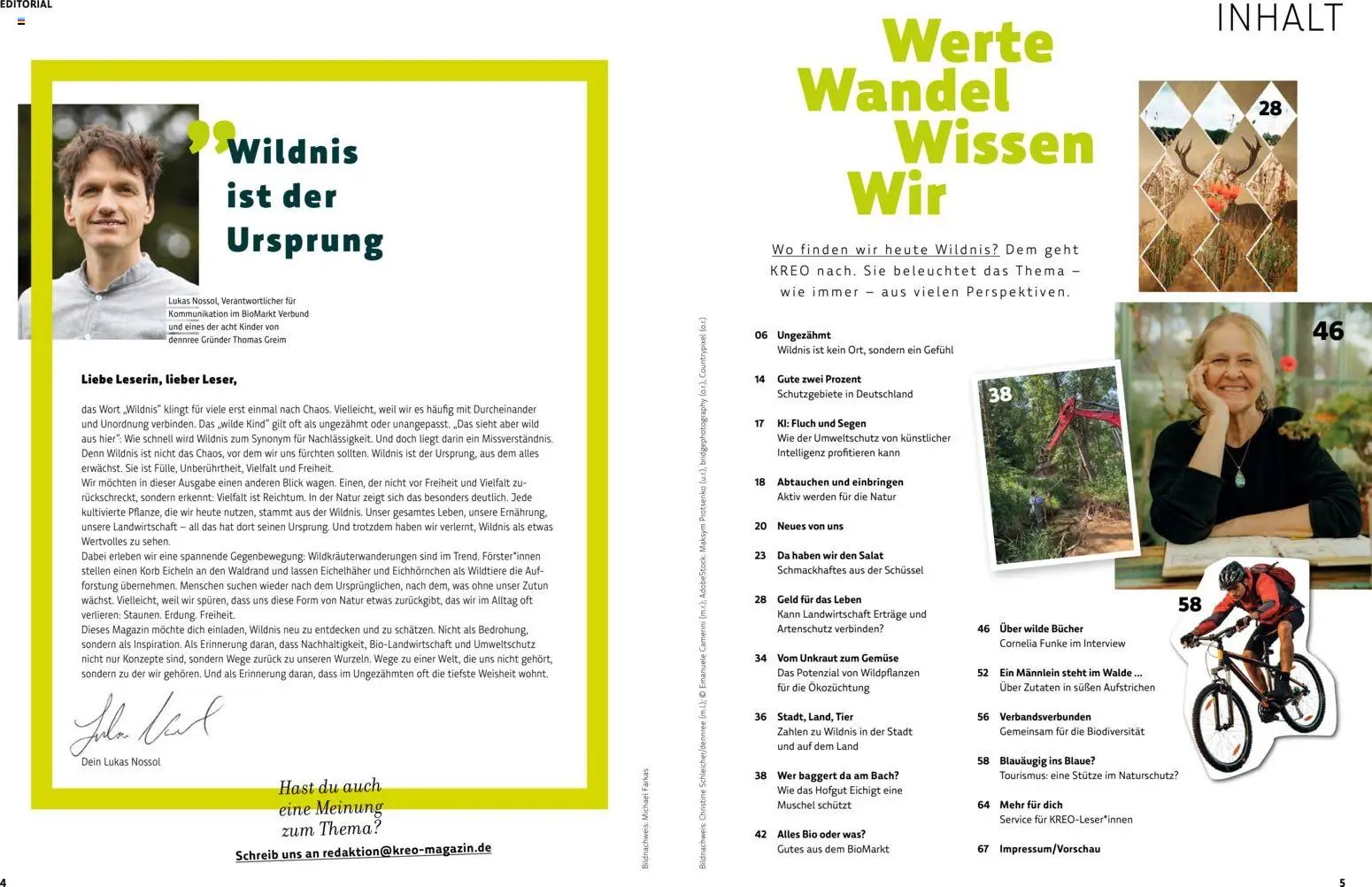 Denns BioMarkt KREO Magazin
