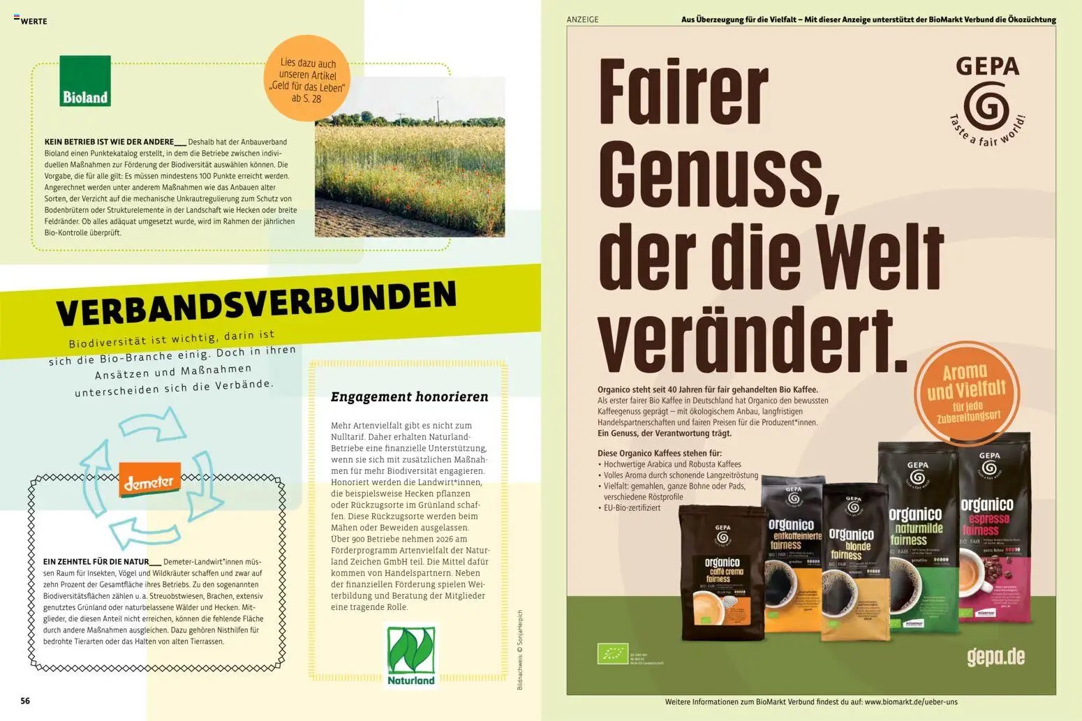 Denns BioMarkt KREO Magazin