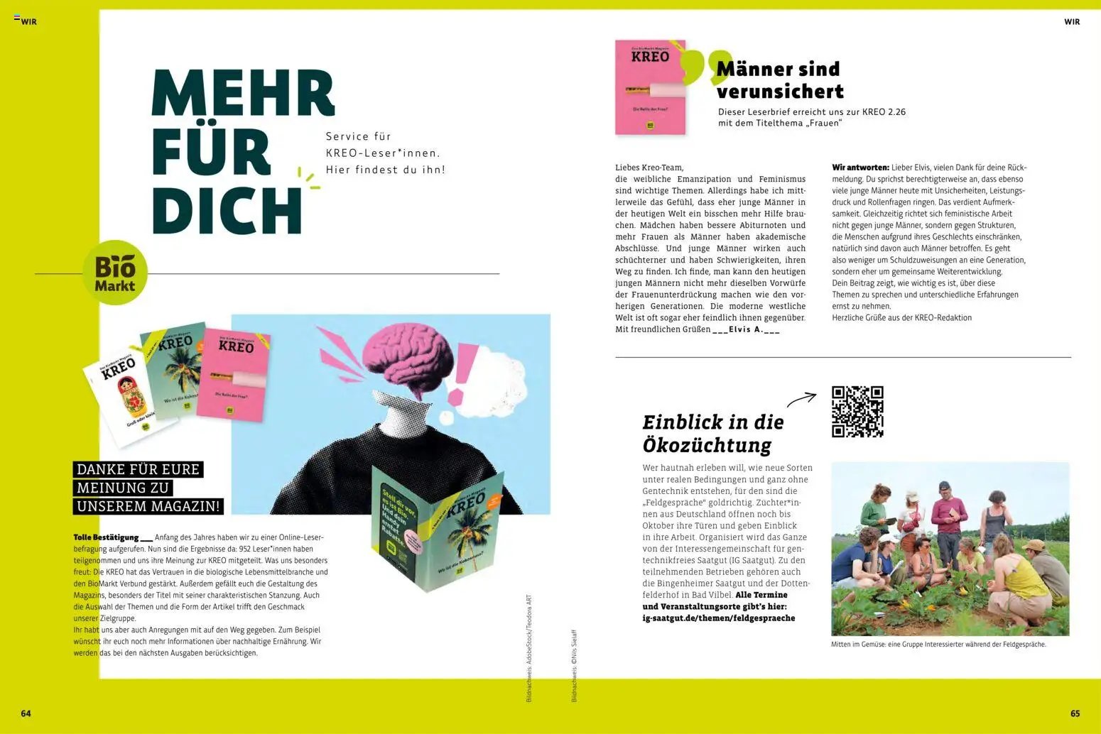 Denns BioMarkt KREO Magazin