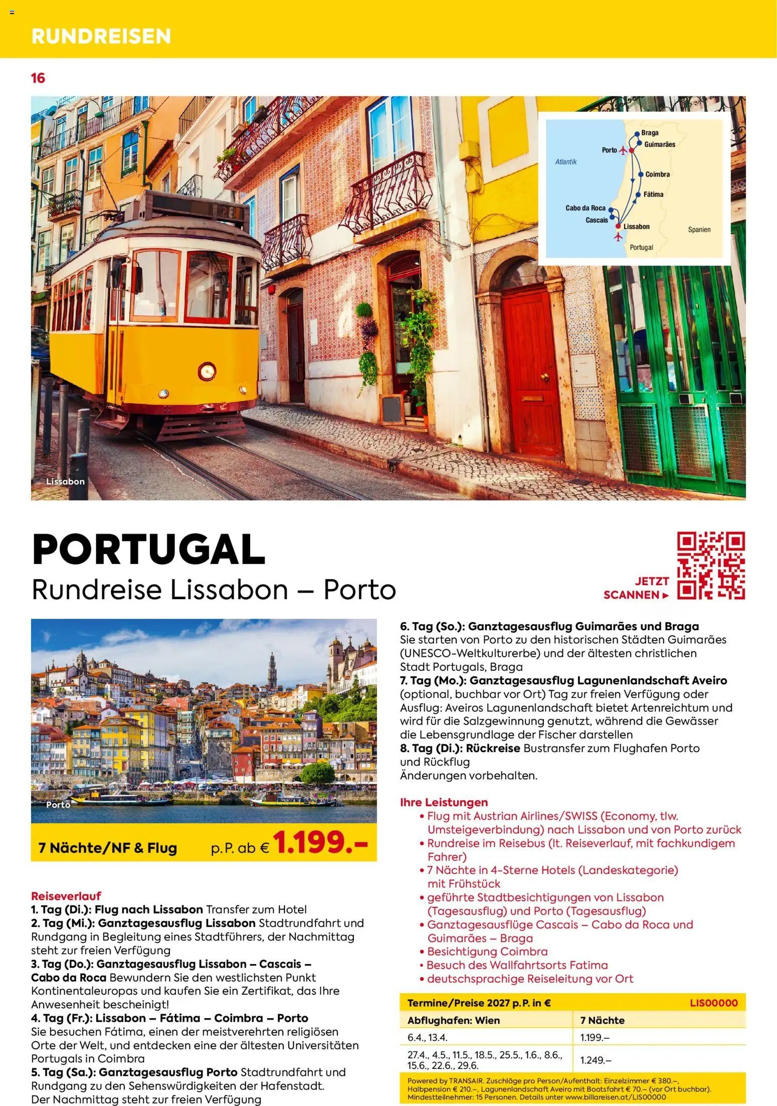 Billa- Billa Reisen Rundreise Highlights 2026/2027