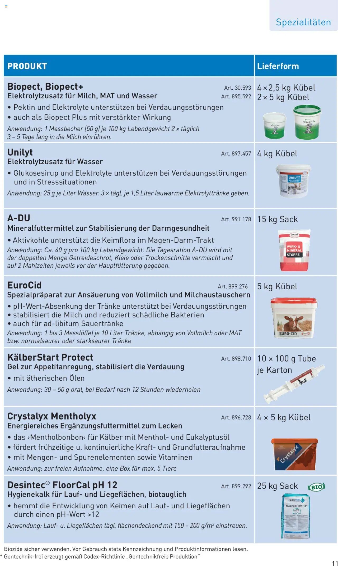 Lagerhaus Qualitätsfutter für Mastrinder