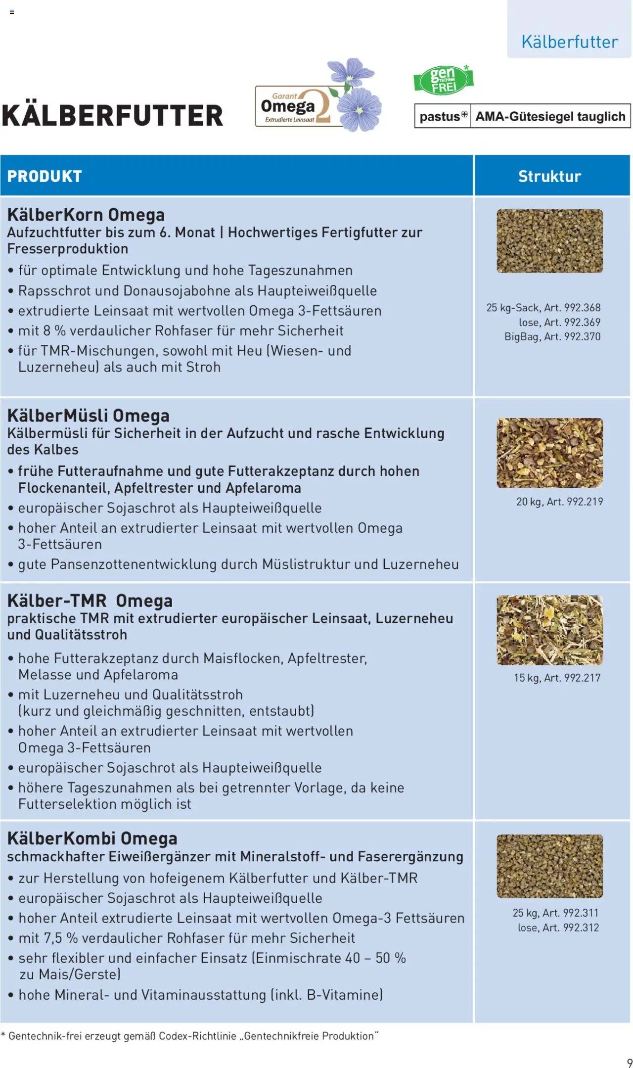Lagerhaus Qualitätsfutter für Mastrinder