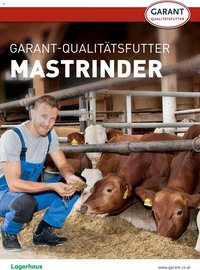 Lagerhaus Qualitätsfutter für Mastrinder