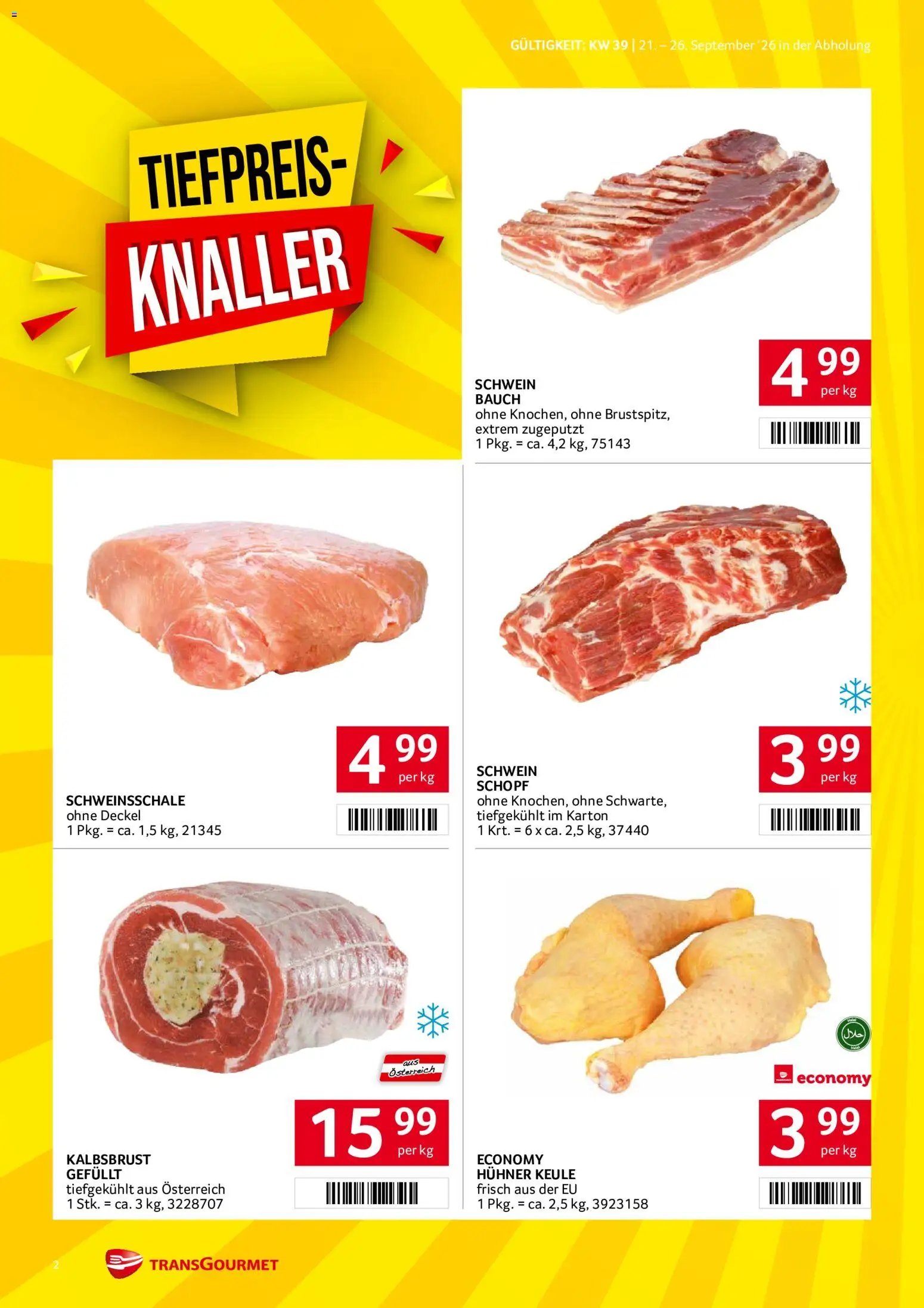 Transgourmet Flugblatt