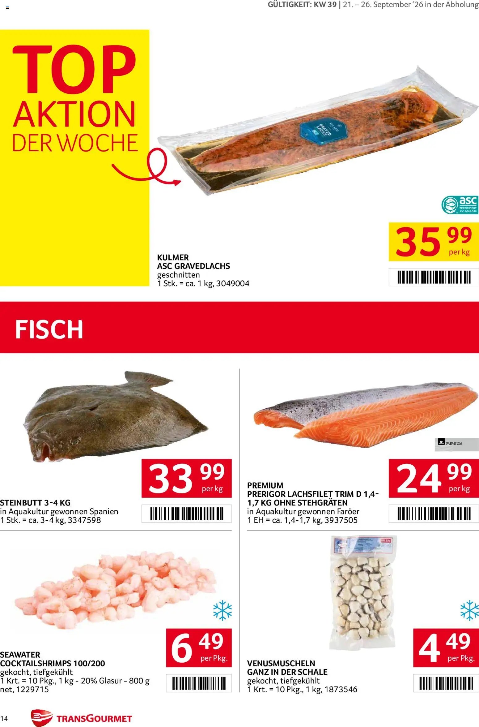 Transgourmet Flugblatt