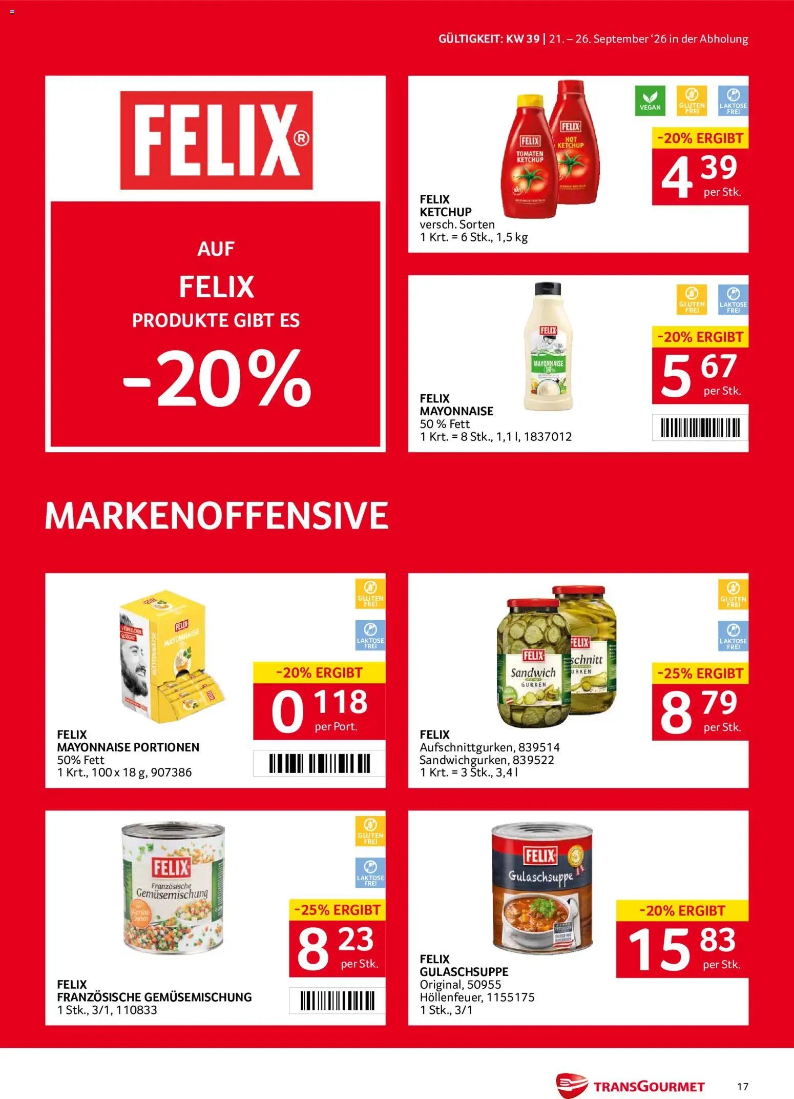 Transgourmet Flugblatt
