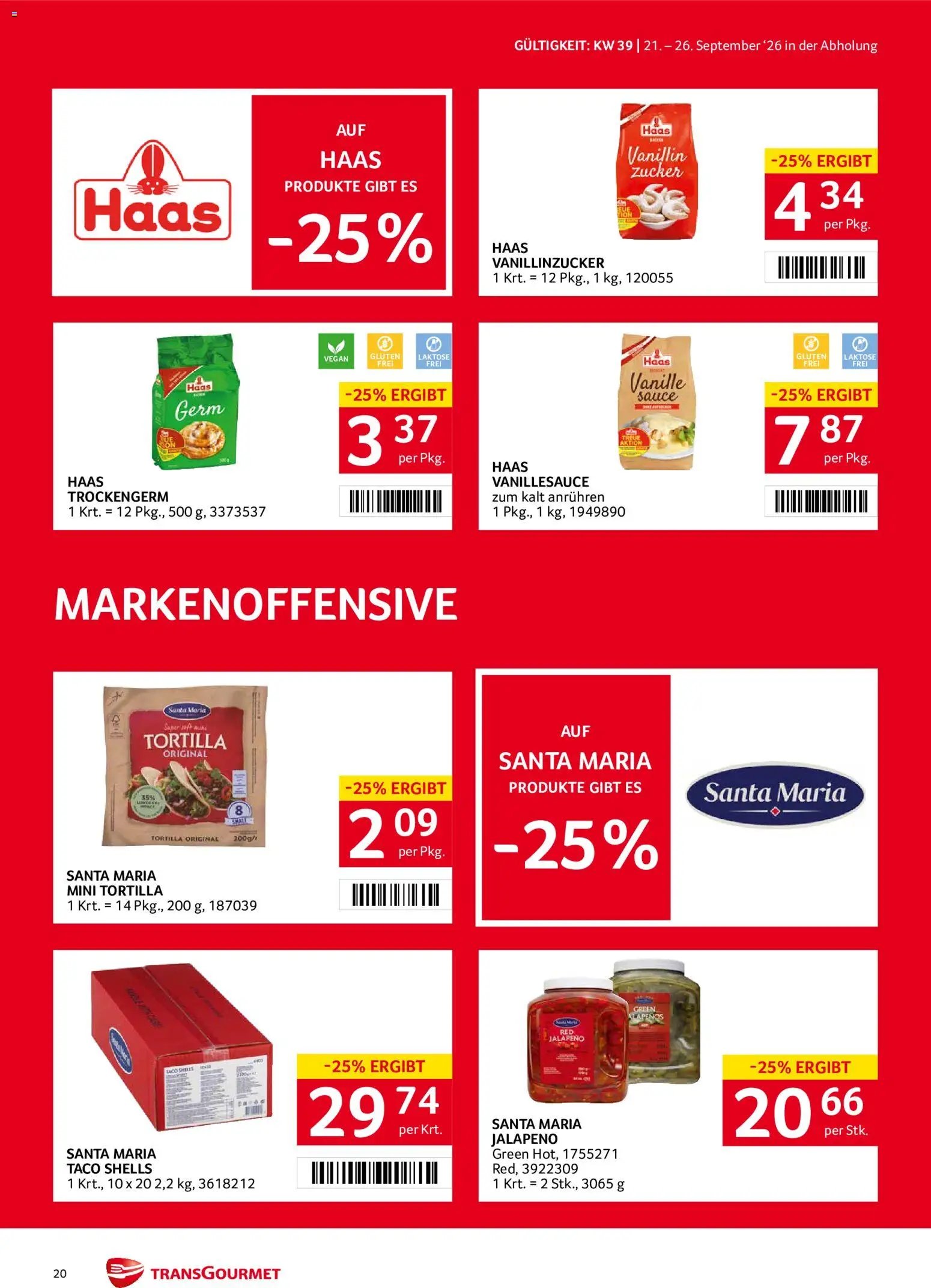 Transgourmet Flugblatt