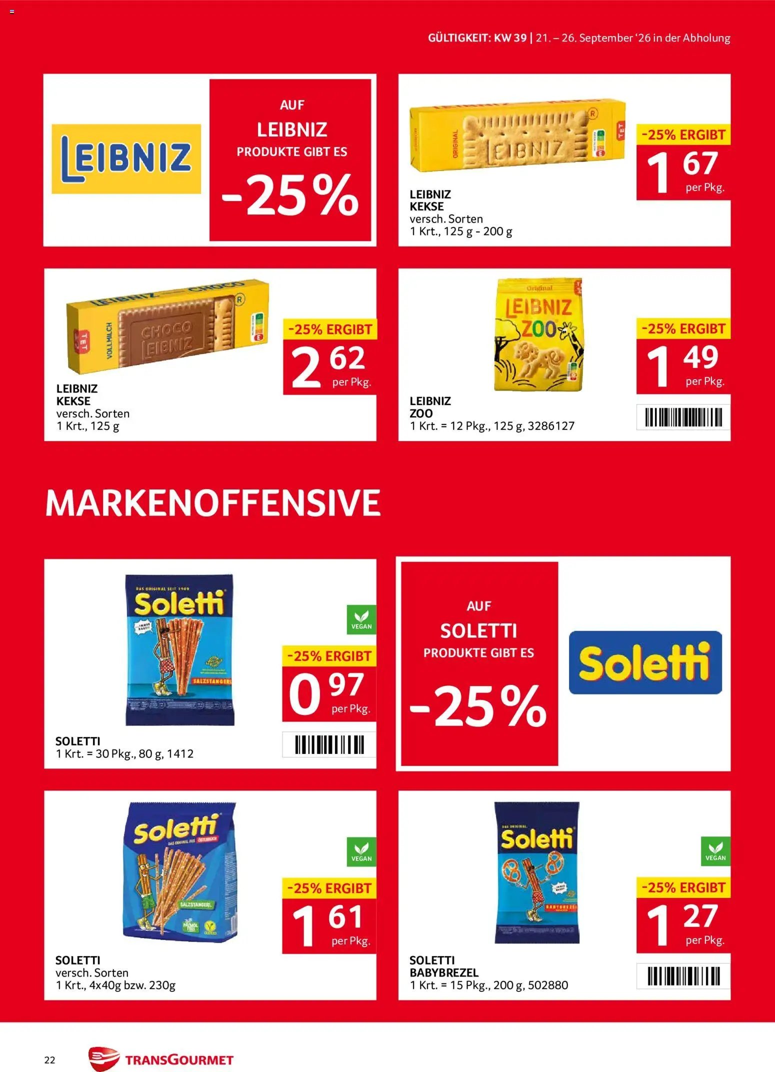 Transgourmet Flugblatt