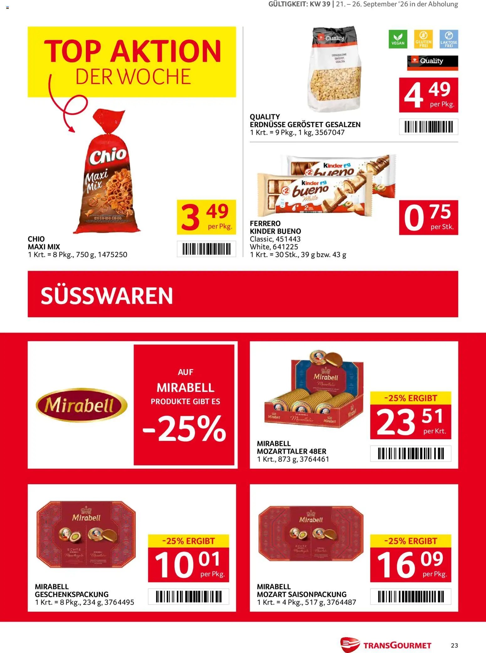 Transgourmet Flugblatt