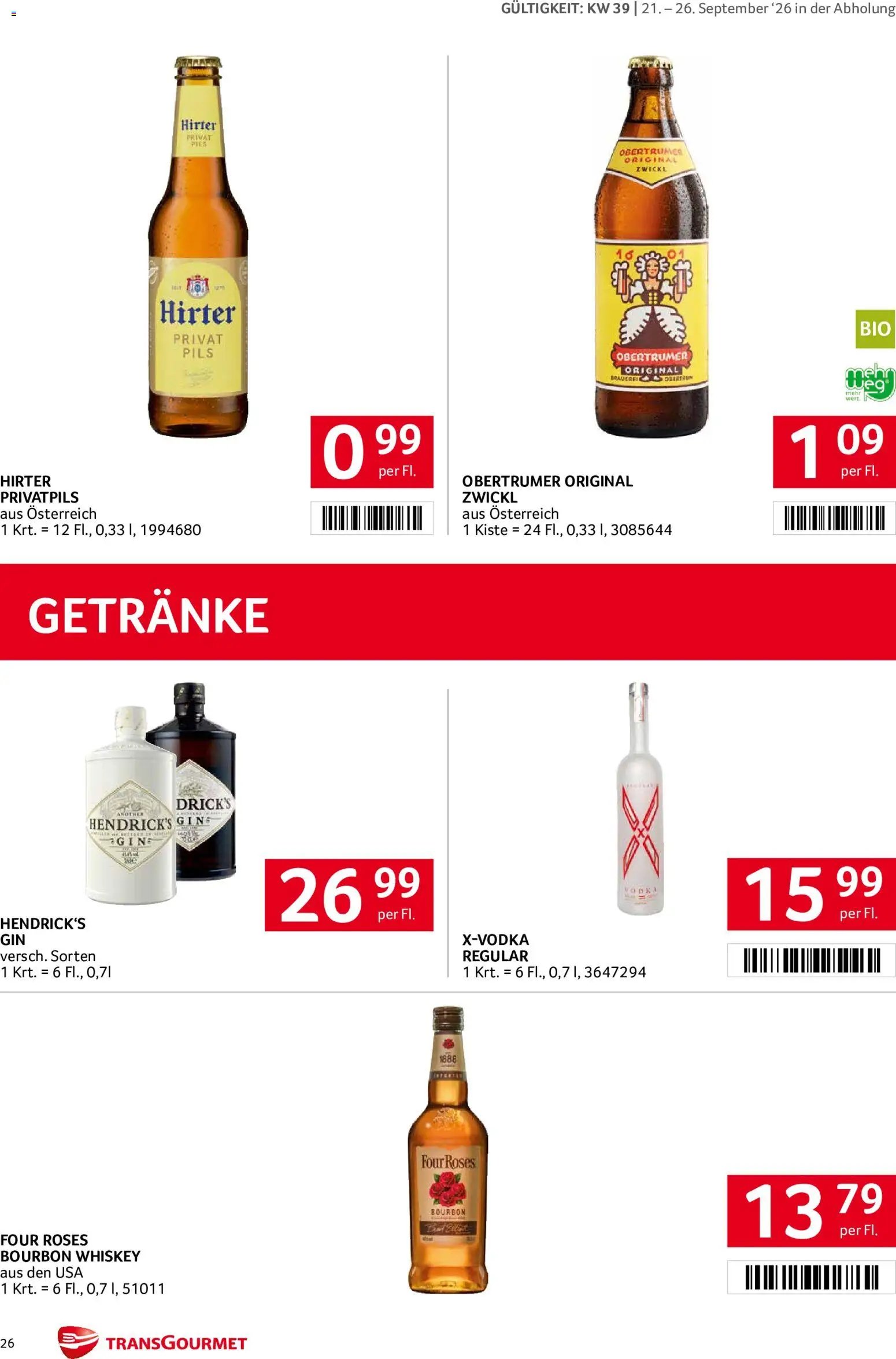 Transgourmet Flugblatt