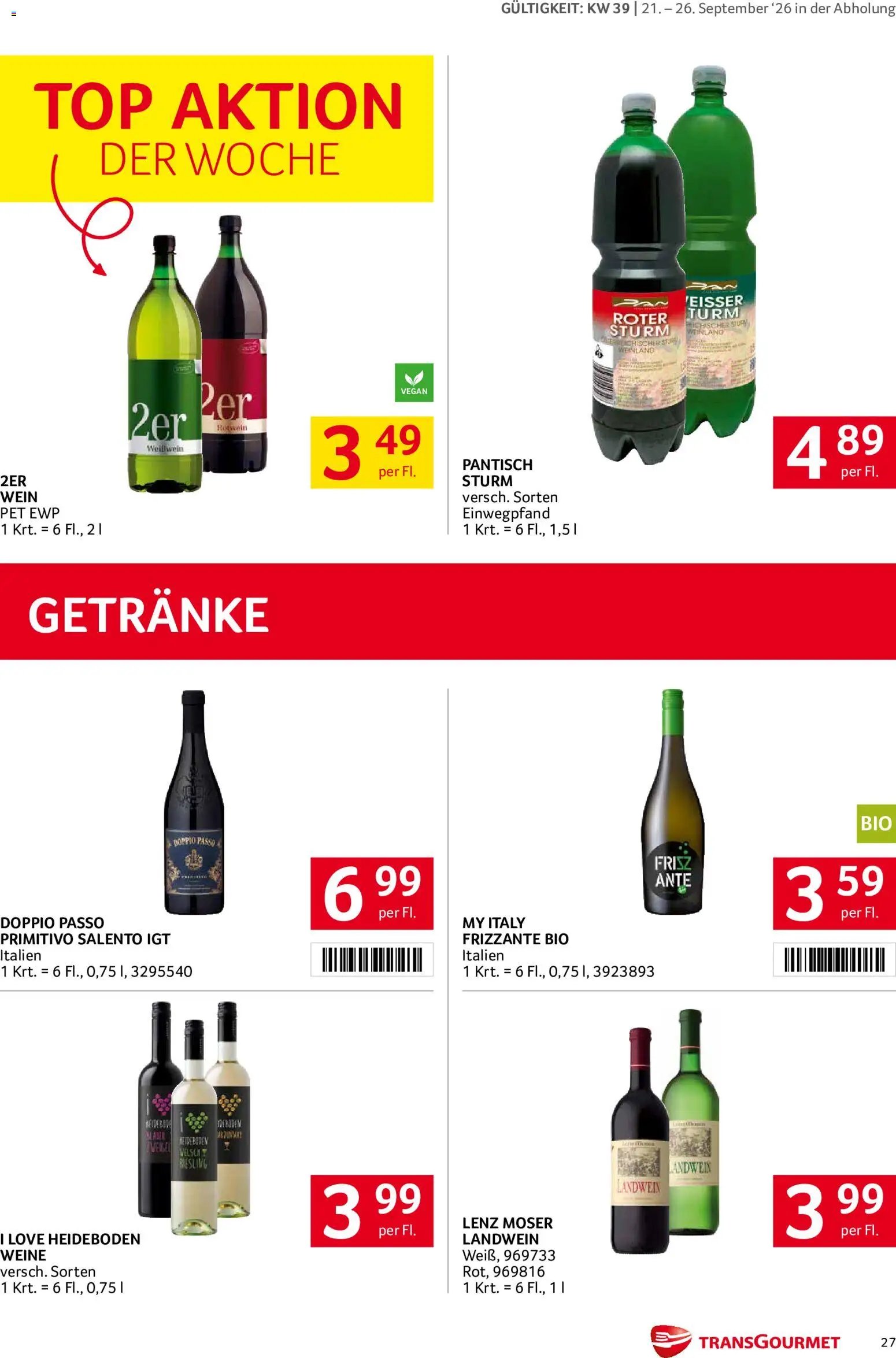 Transgourmet Flugblatt