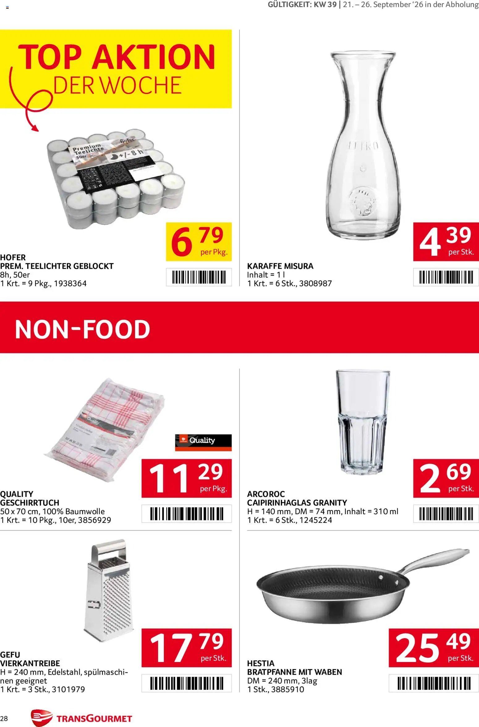 Transgourmet Flugblatt