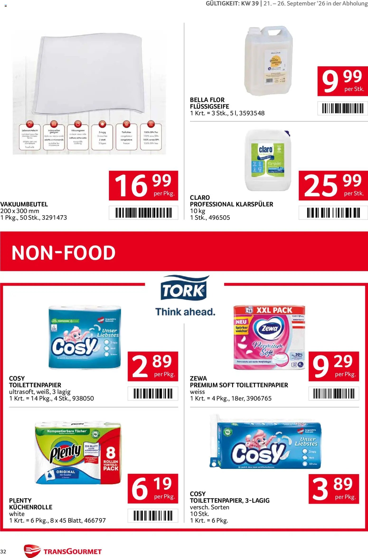 Transgourmet Flugblatt
