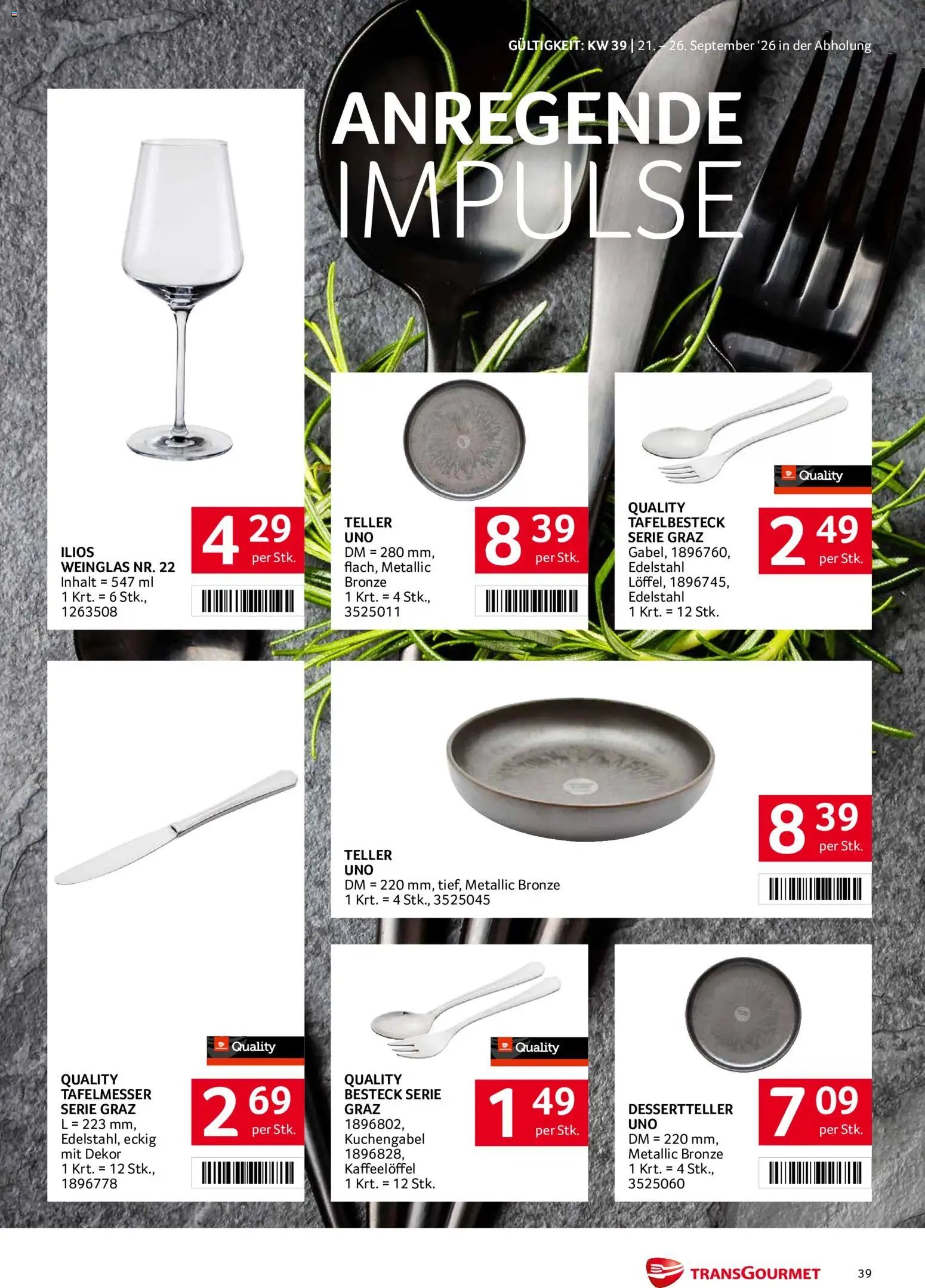 Transgourmet Flugblatt
