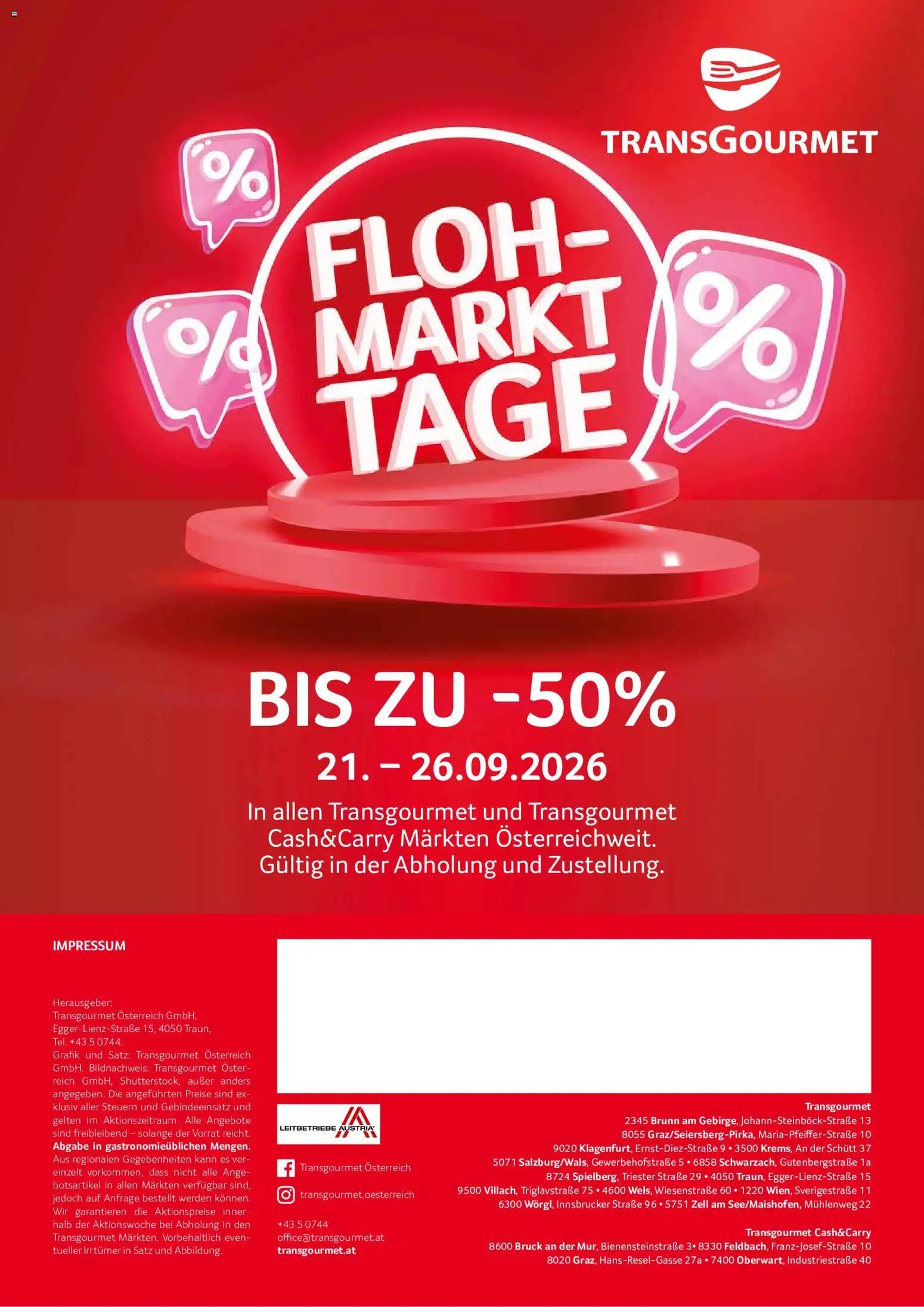 Transgourmet Flugblatt