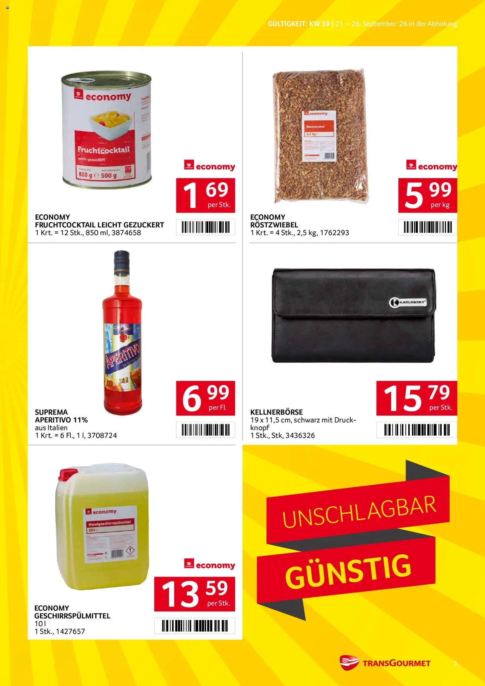 Transgourmet Flugblatt