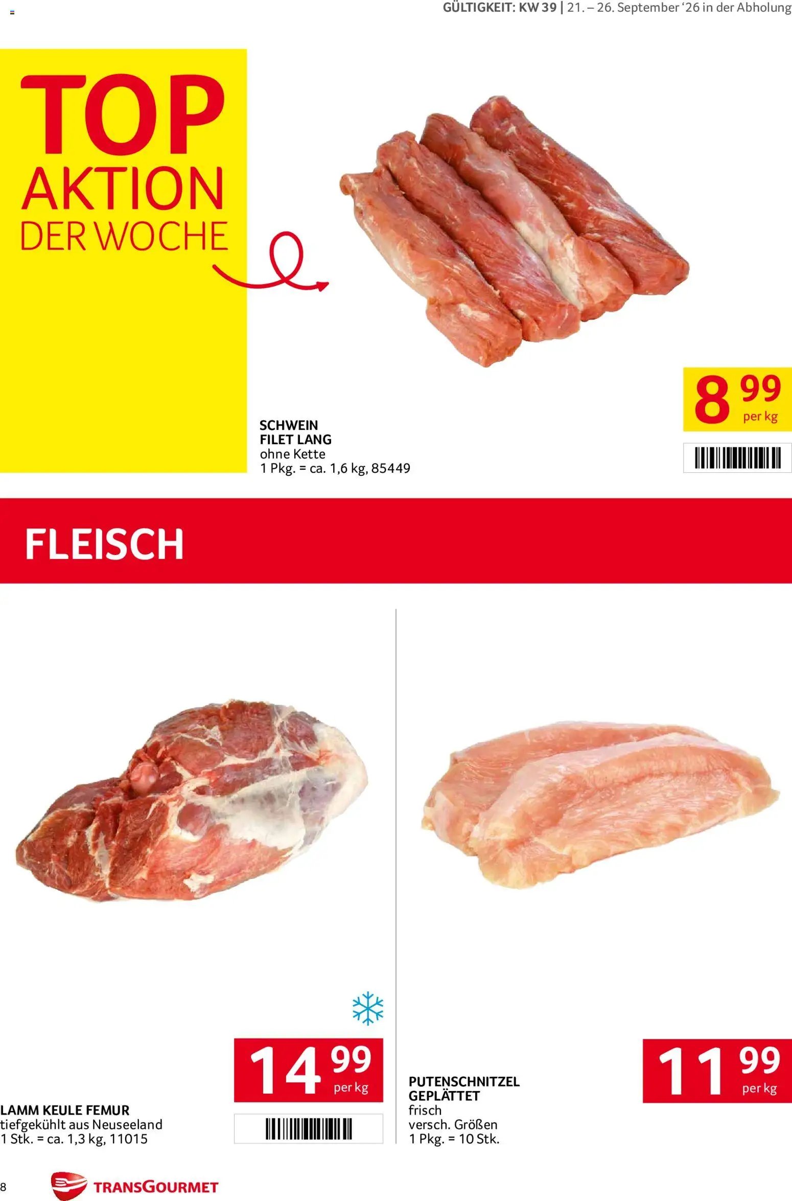 Transgourmet Flugblatt