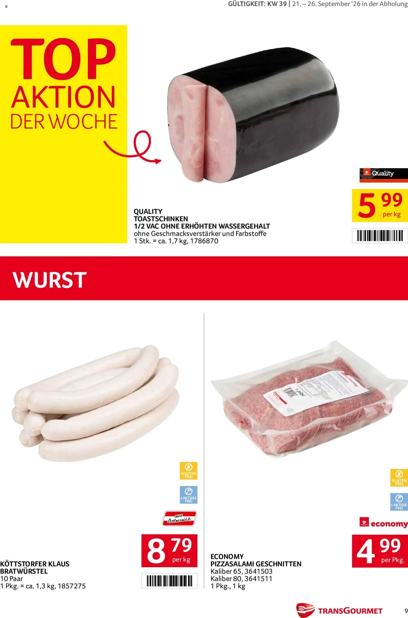Transgourmet Flugblatt