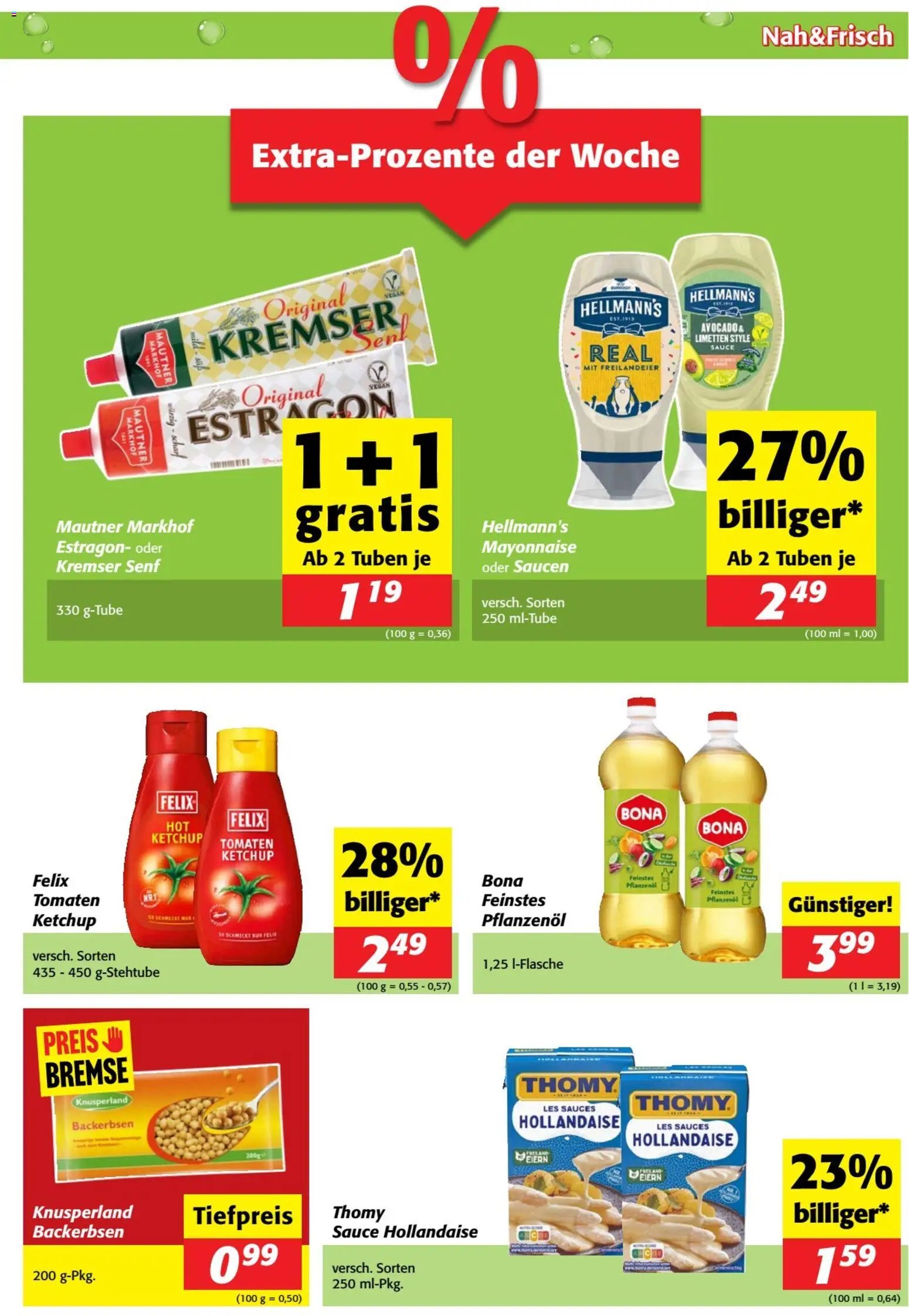 Nah und Frisch Flugblatt