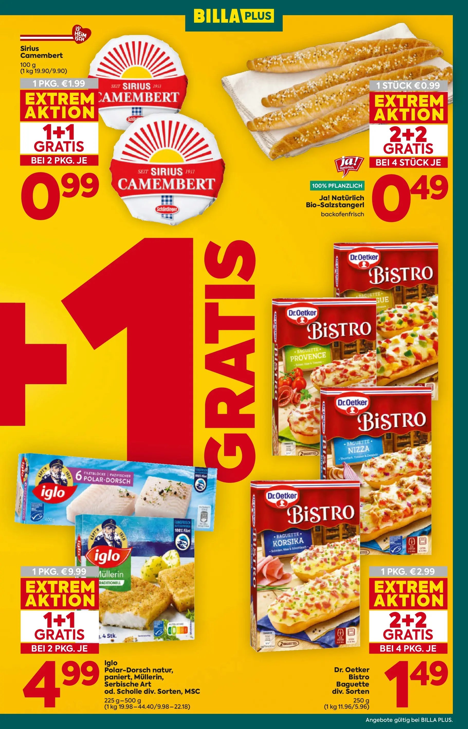 Billa Plus Flugblatt - Wien