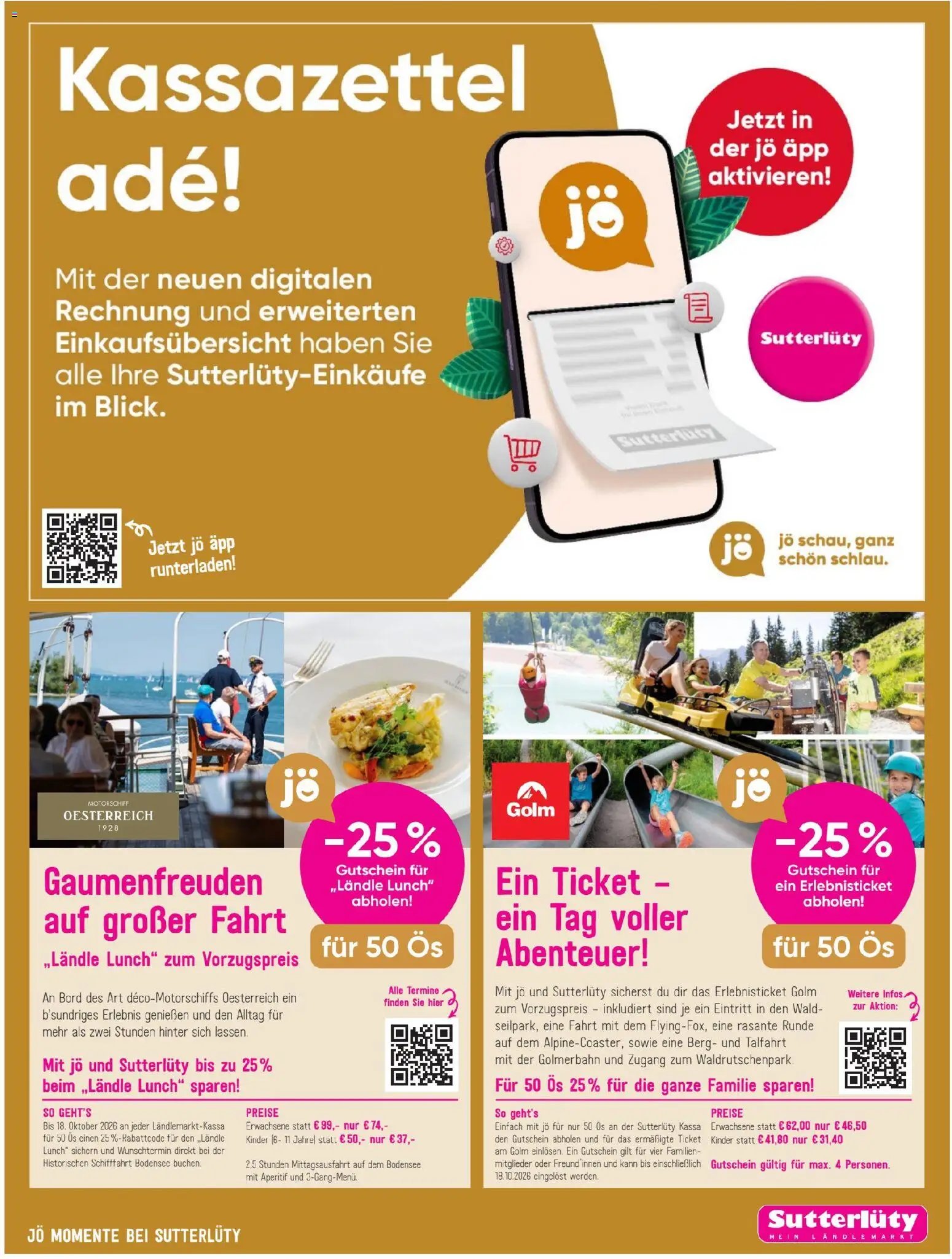 Sutterlüty Flugblatt