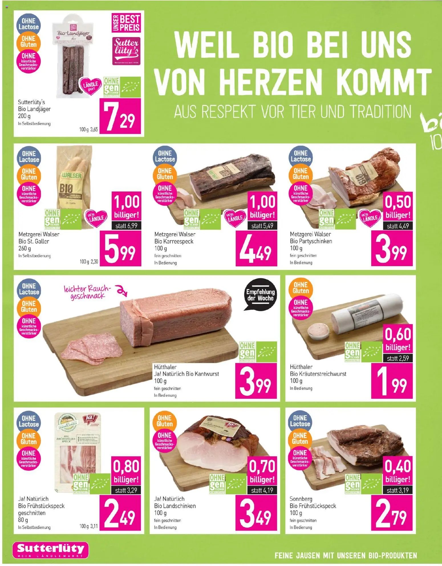 Sutterlüty Flugblatt