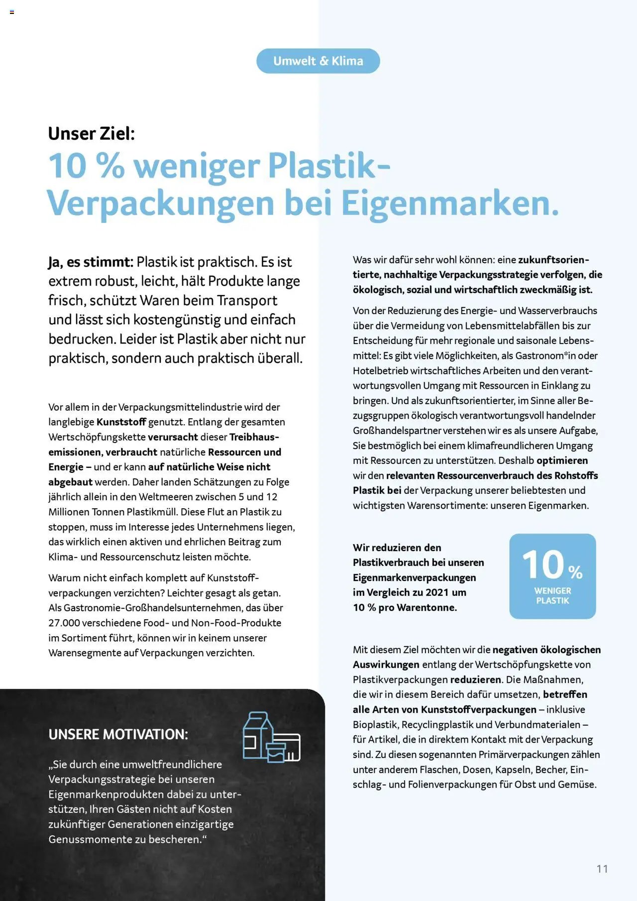 Transgourmet Taten statt Worte