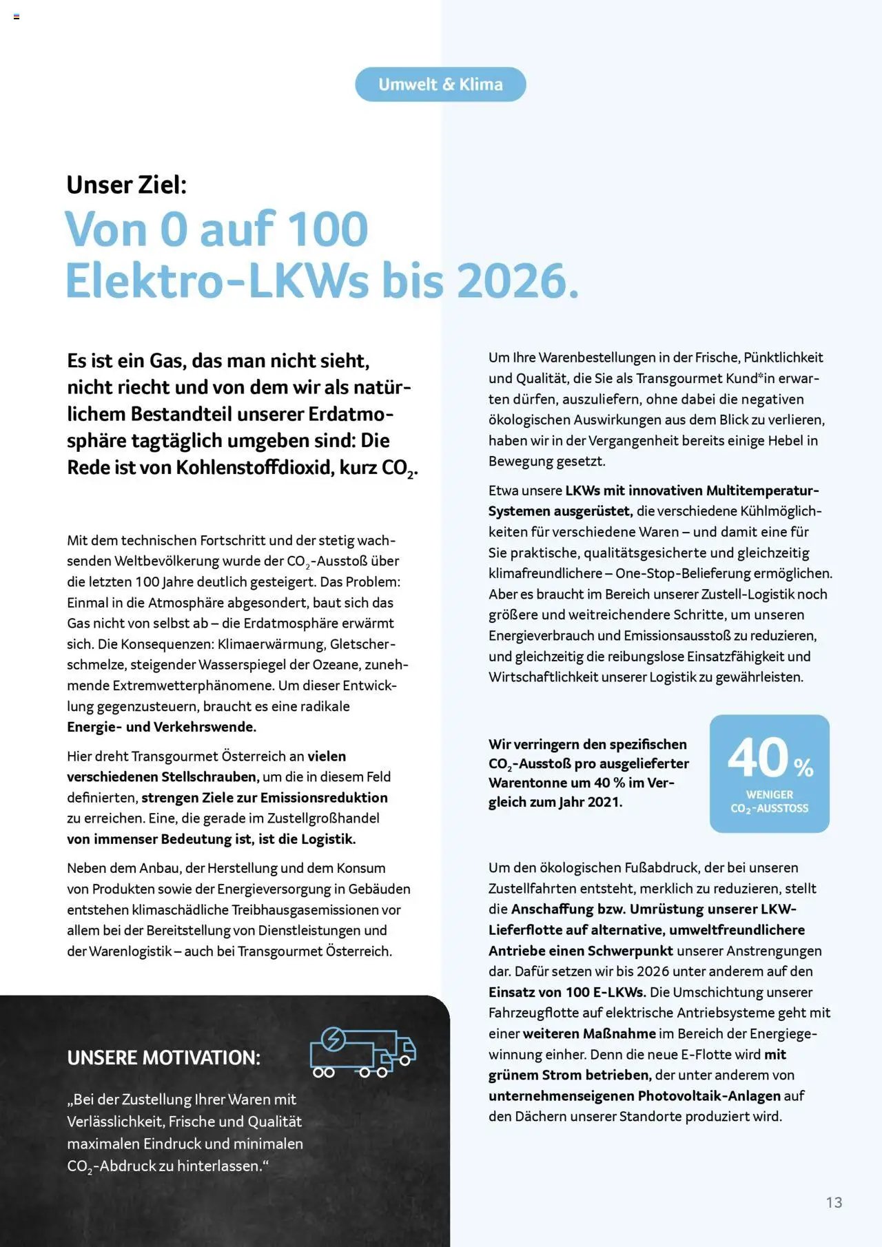 Transgourmet Taten statt Worte