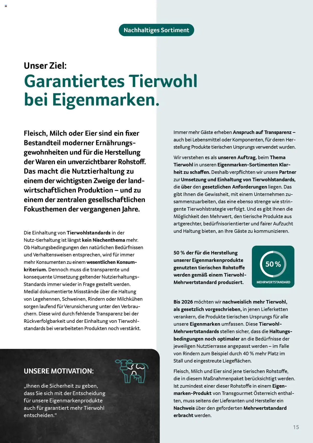 Transgourmet Taten statt Worte