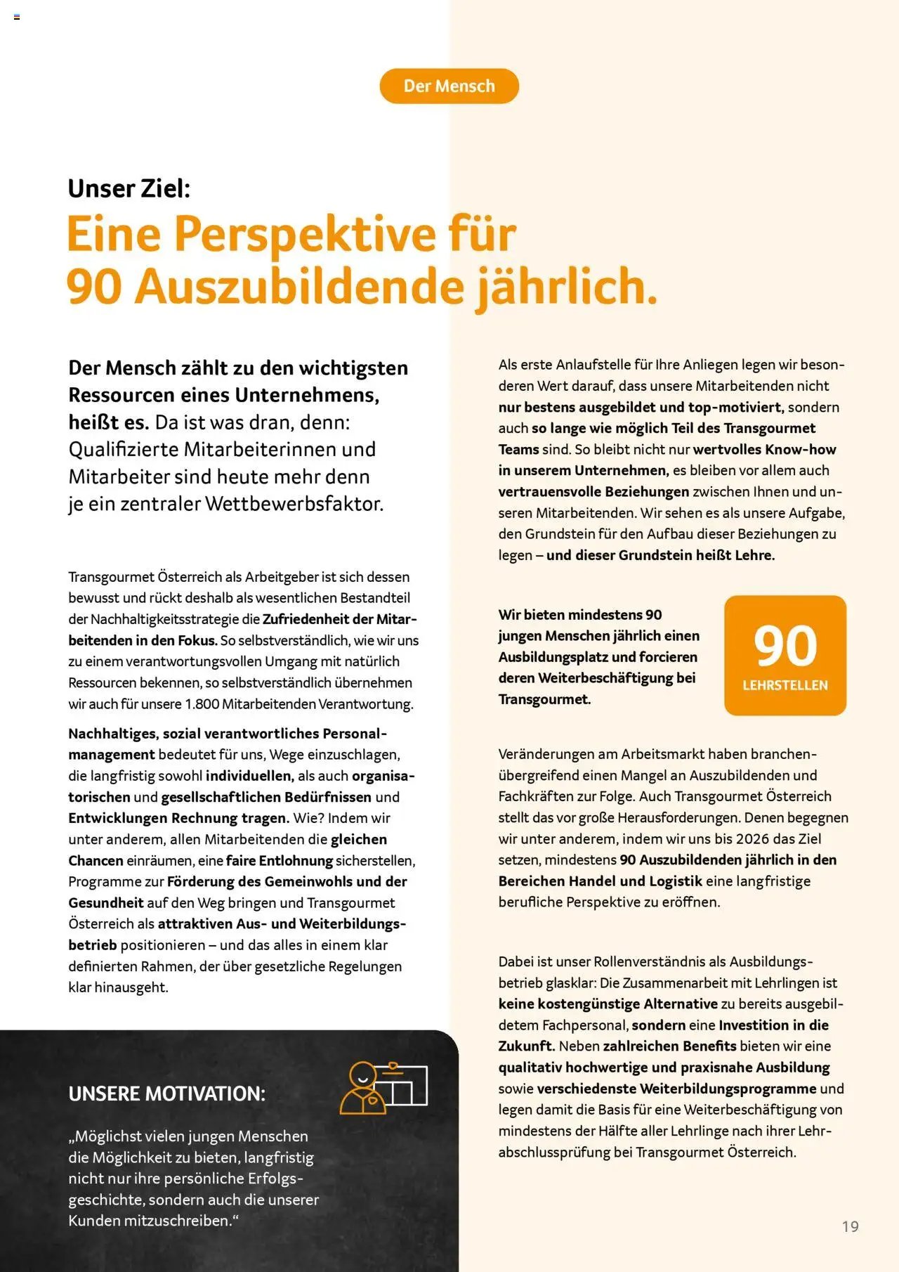 Transgourmet Taten statt Worte
