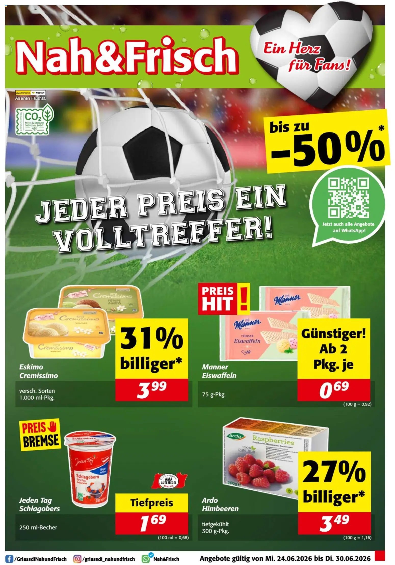 Nah und Frisch Flugblatt
