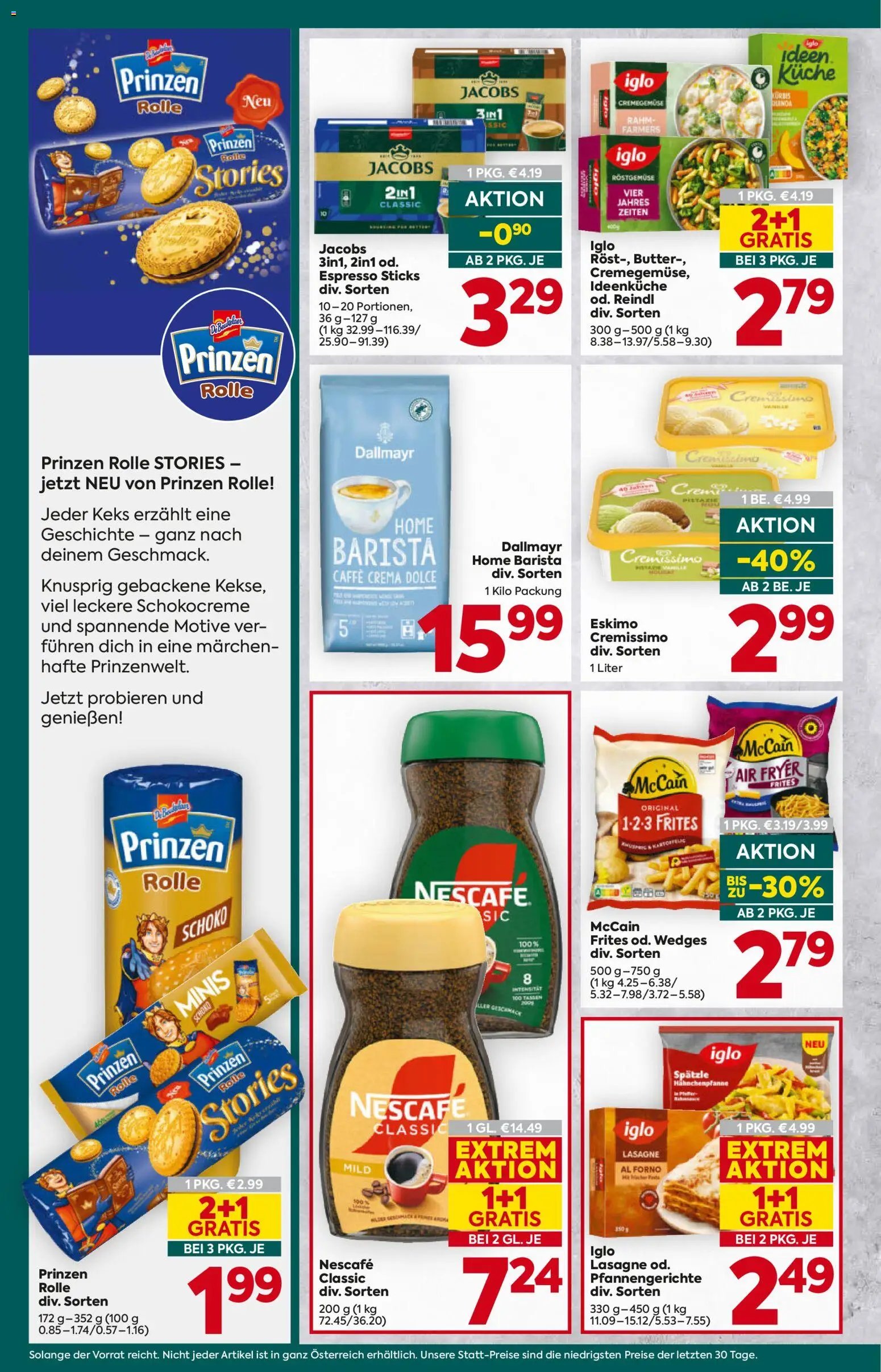 Billa Plus Flugblatt
