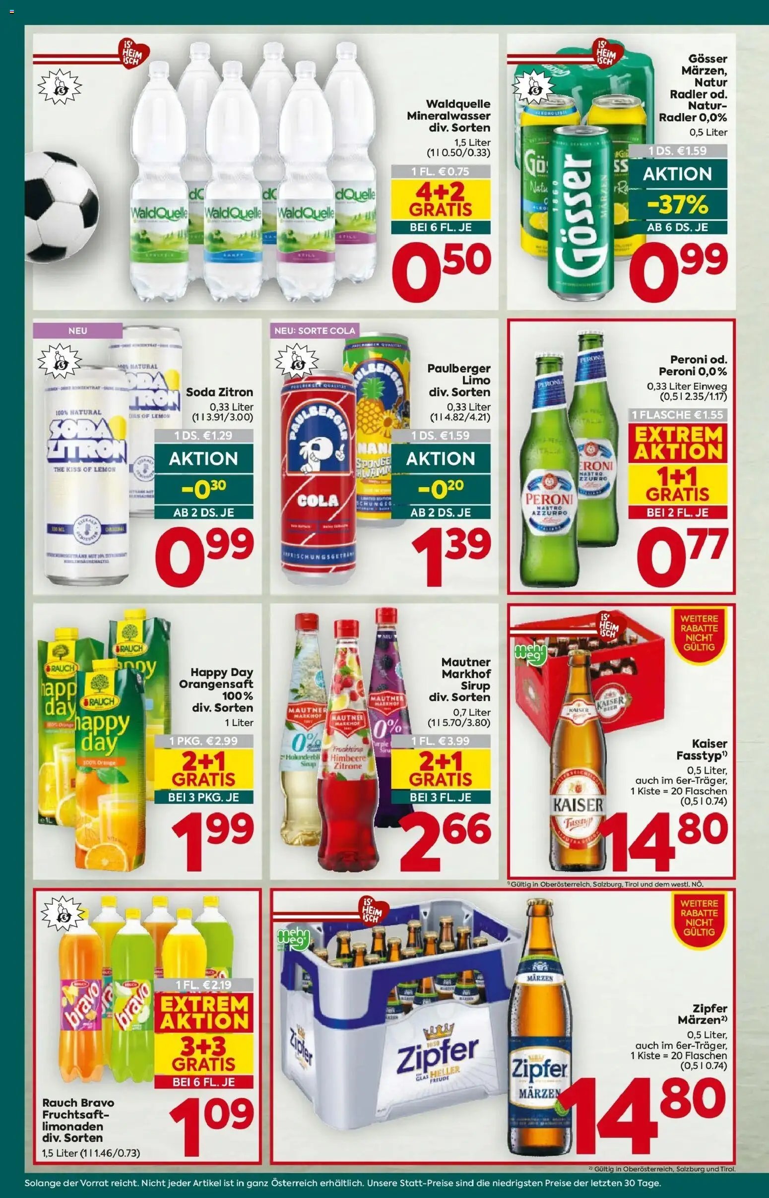 Billa Plus Flugblatt - Oberösterreich