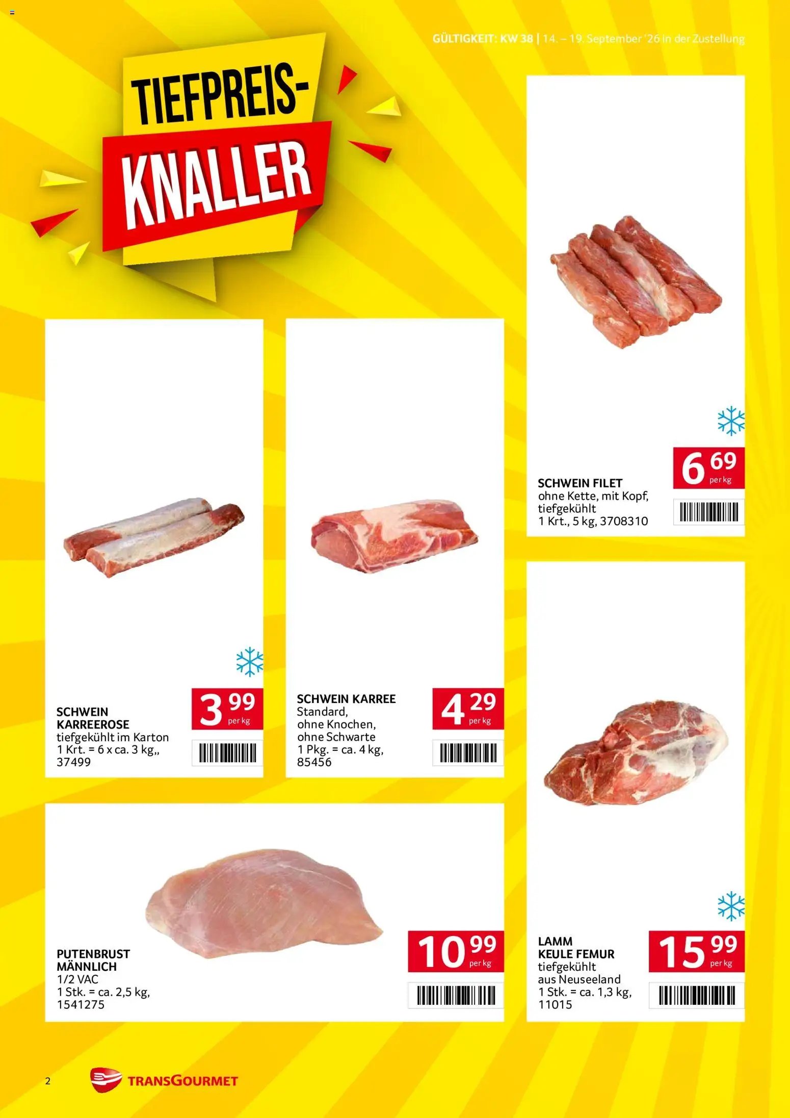 Transgourmet Zustellaktion