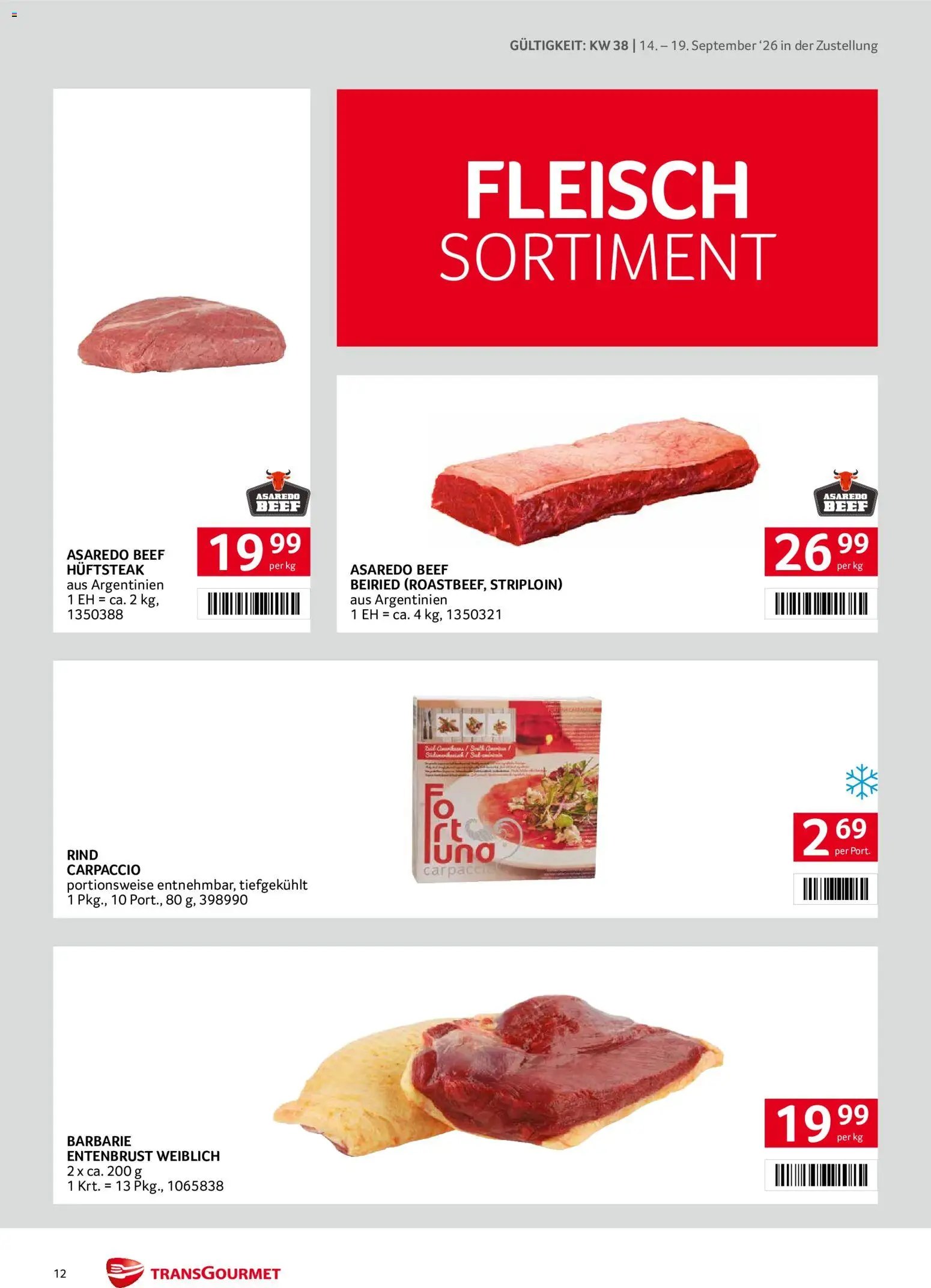 Transgourmet Zustellaktion