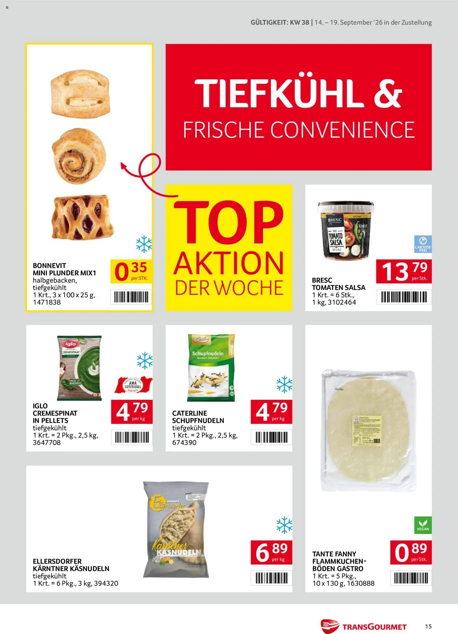 Transgourmet Zustellaktion